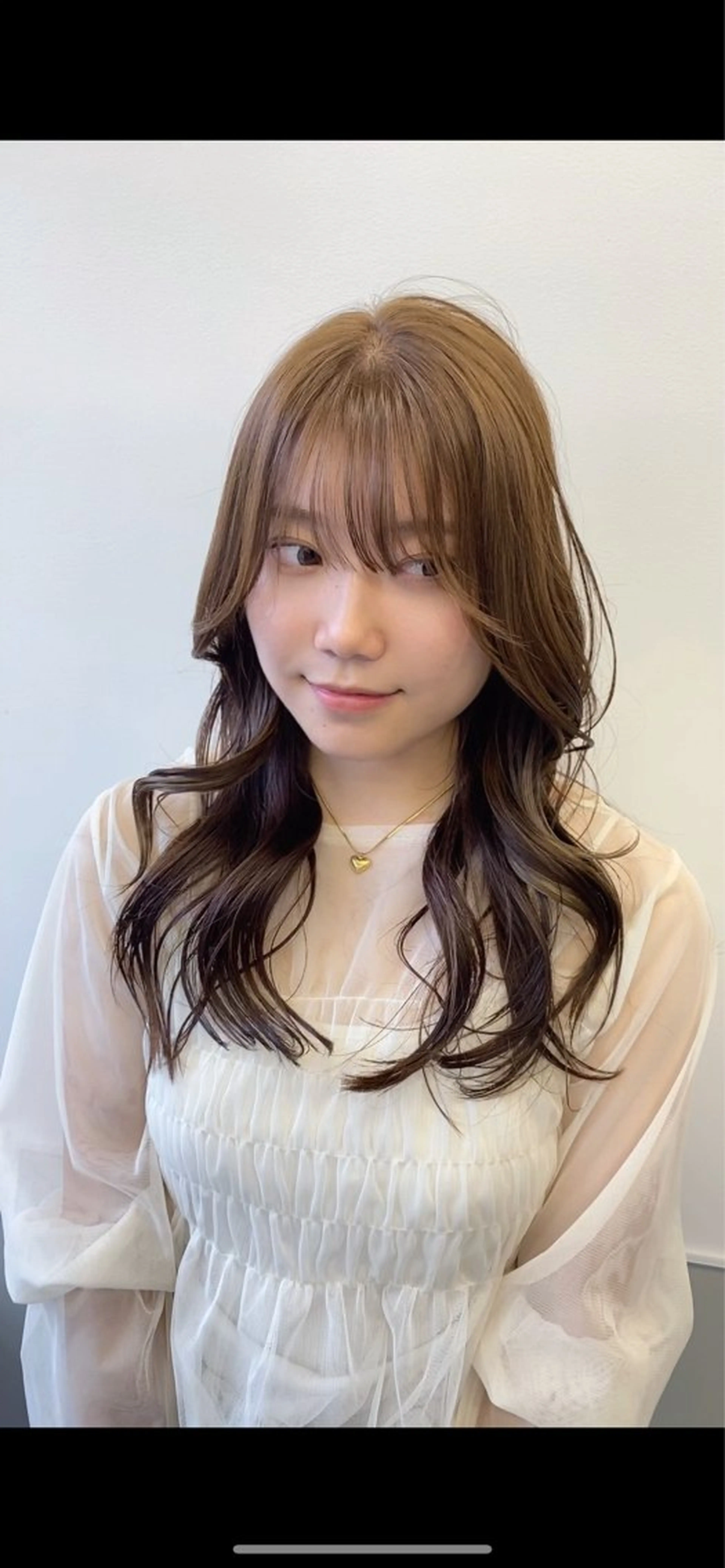 ロング カラー レイヤーカット ワンホンレイヤー カット ヘアカラー トリートメント 韓国ヘア🇰🇷 スズキのヘアスタイル