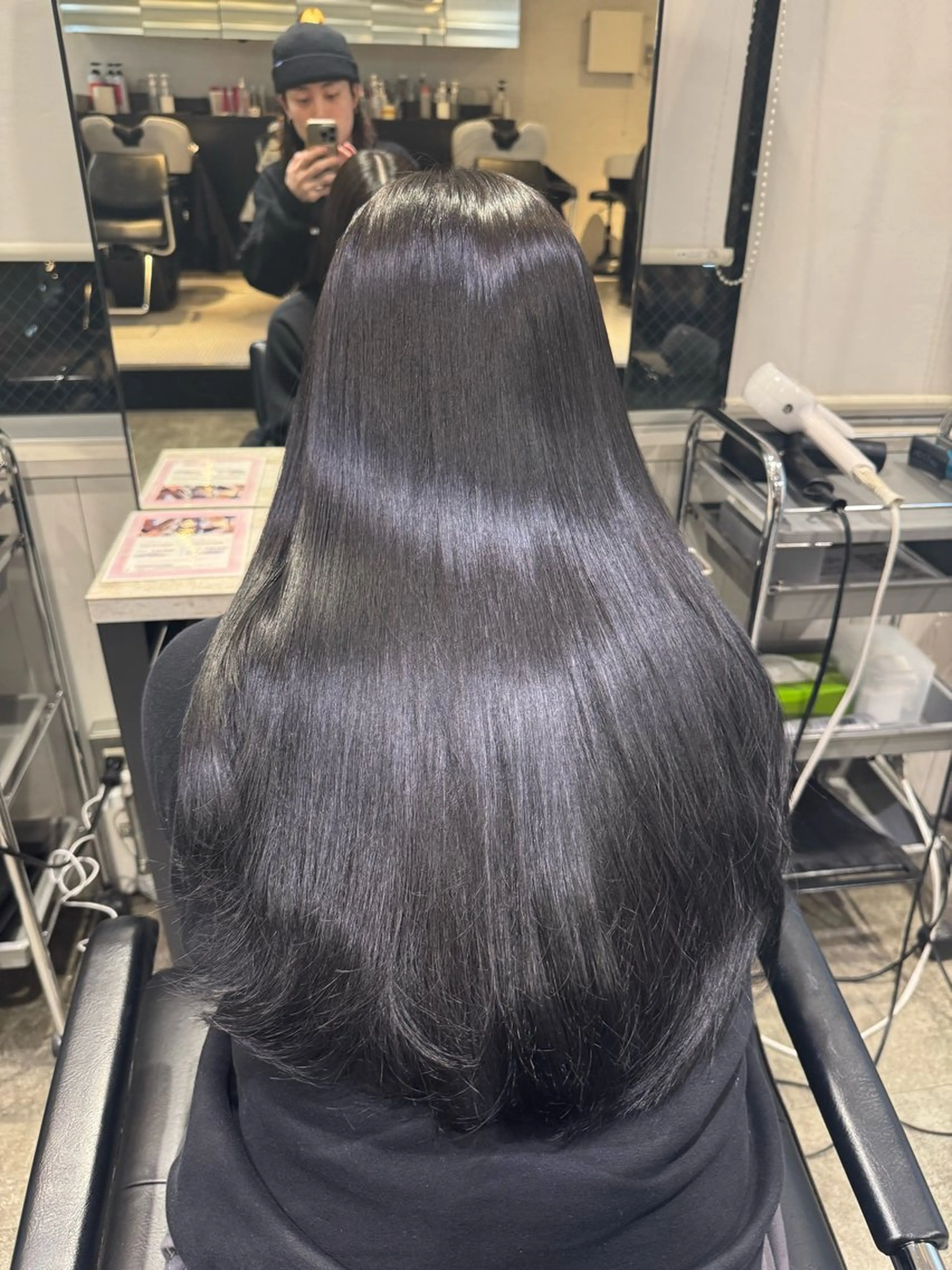 【縮毛矯正メニュー】プレミアム髪質改善ribbonストレート！これ良すぎてやばいです、、🤩※カット無料の写真