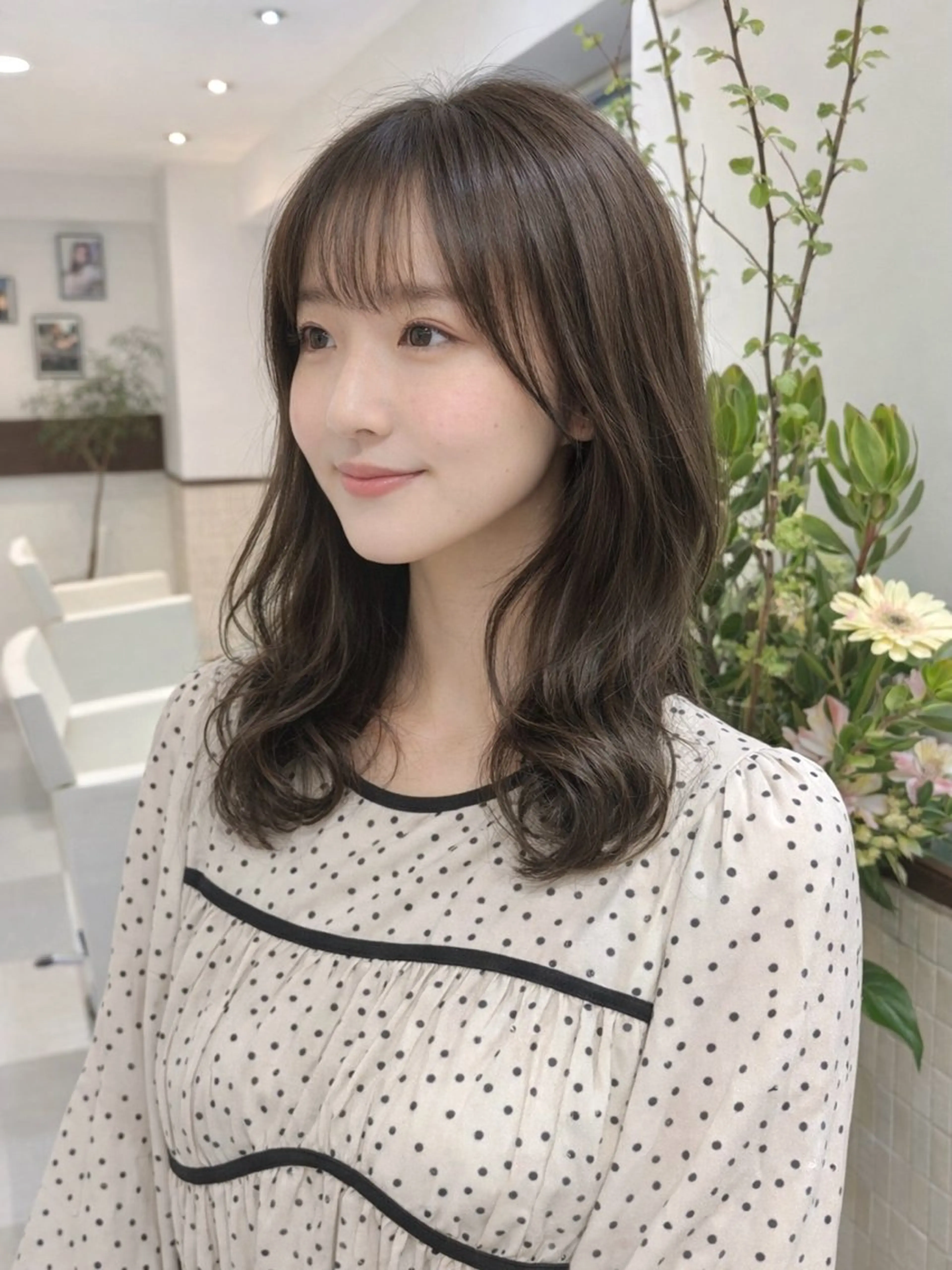 ロング パーマ ロング デジタルパーマ ニュアンスパーマ カット パーマ トリートメント コテ巻き風パーマ 藤澤　知彌のヘアスタイル