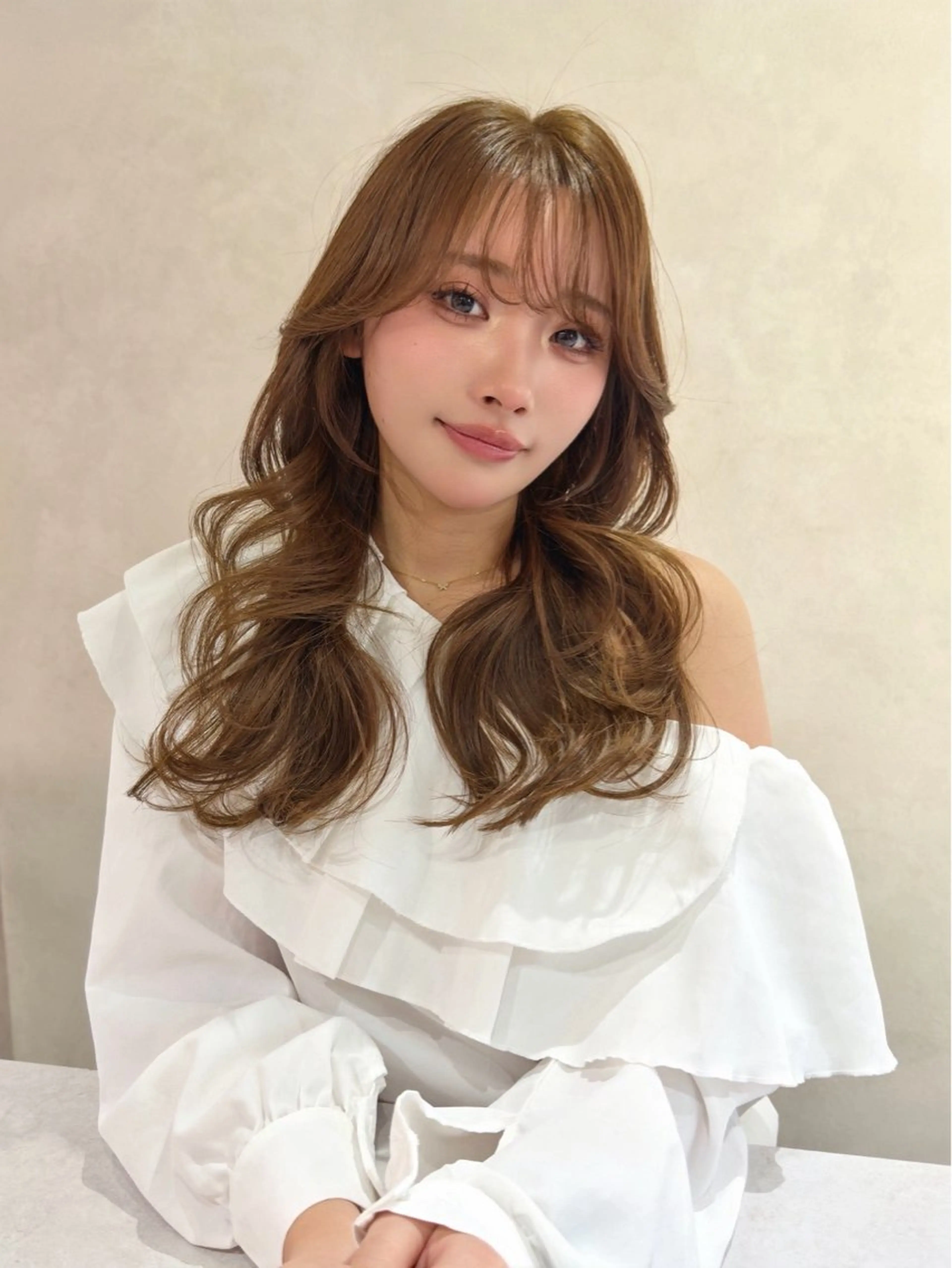 セミロング モテカラー🫧💕 RIOのヘアスタイル