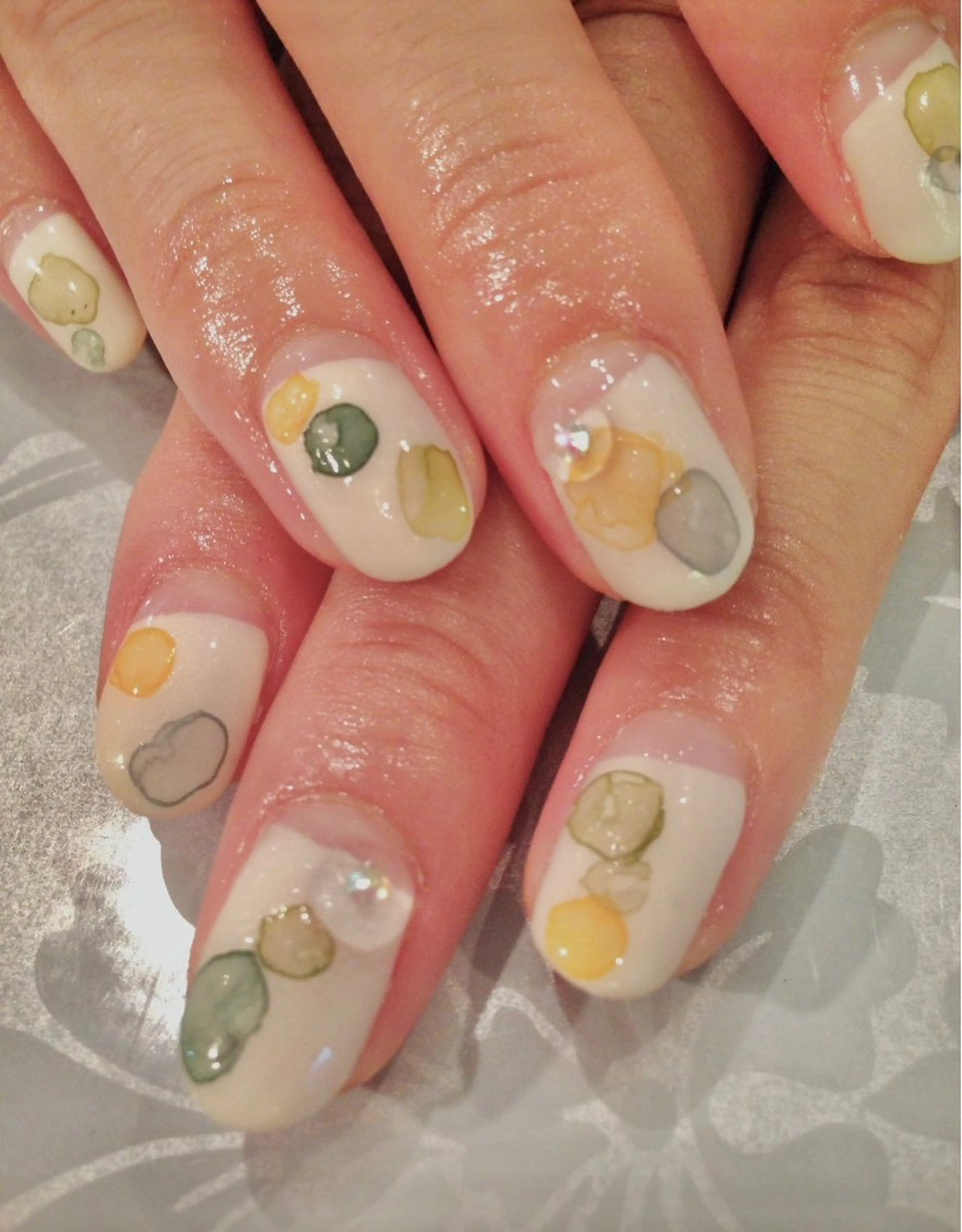 ネイル ジェルネイル ニュアンスネイル パラジェル tete nailstudioのネイルデザイン