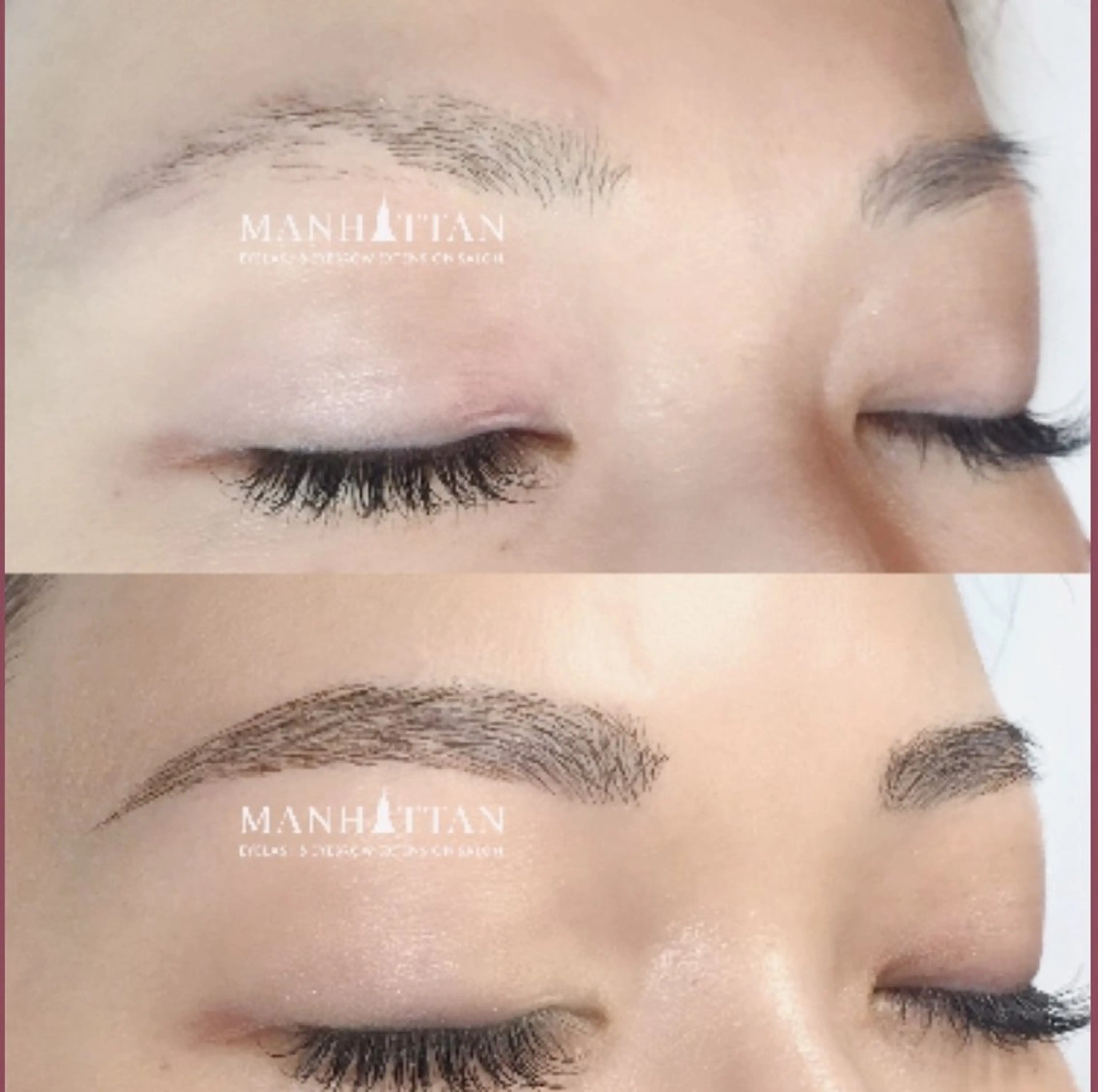 眉エクステ練習モデルの写真