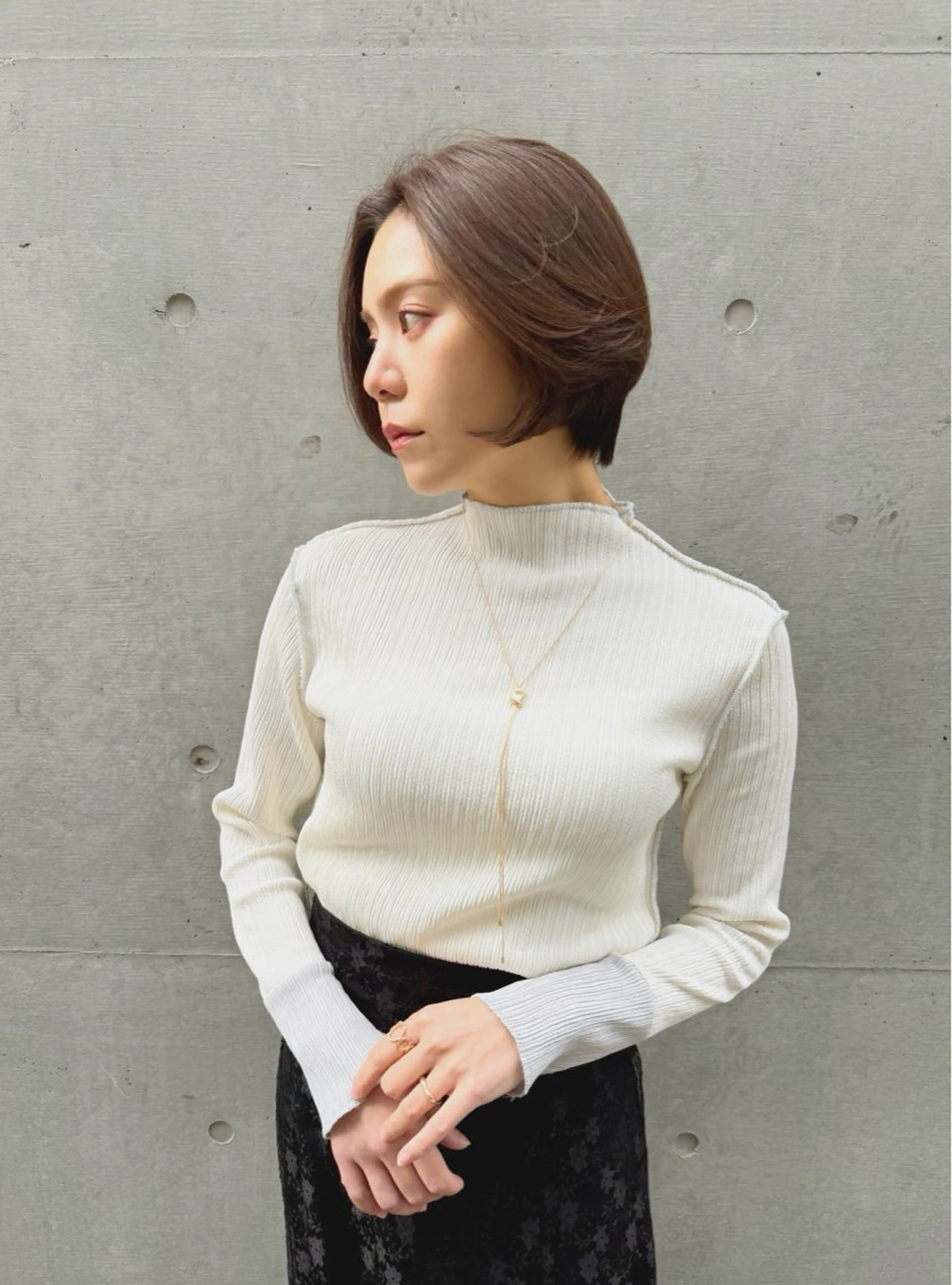 ショート ボブ 顔周りカット 髪質改善 韓国風ヘア レイヤーカット 大人美人ショート 杉浦主馬のヘアスタイル