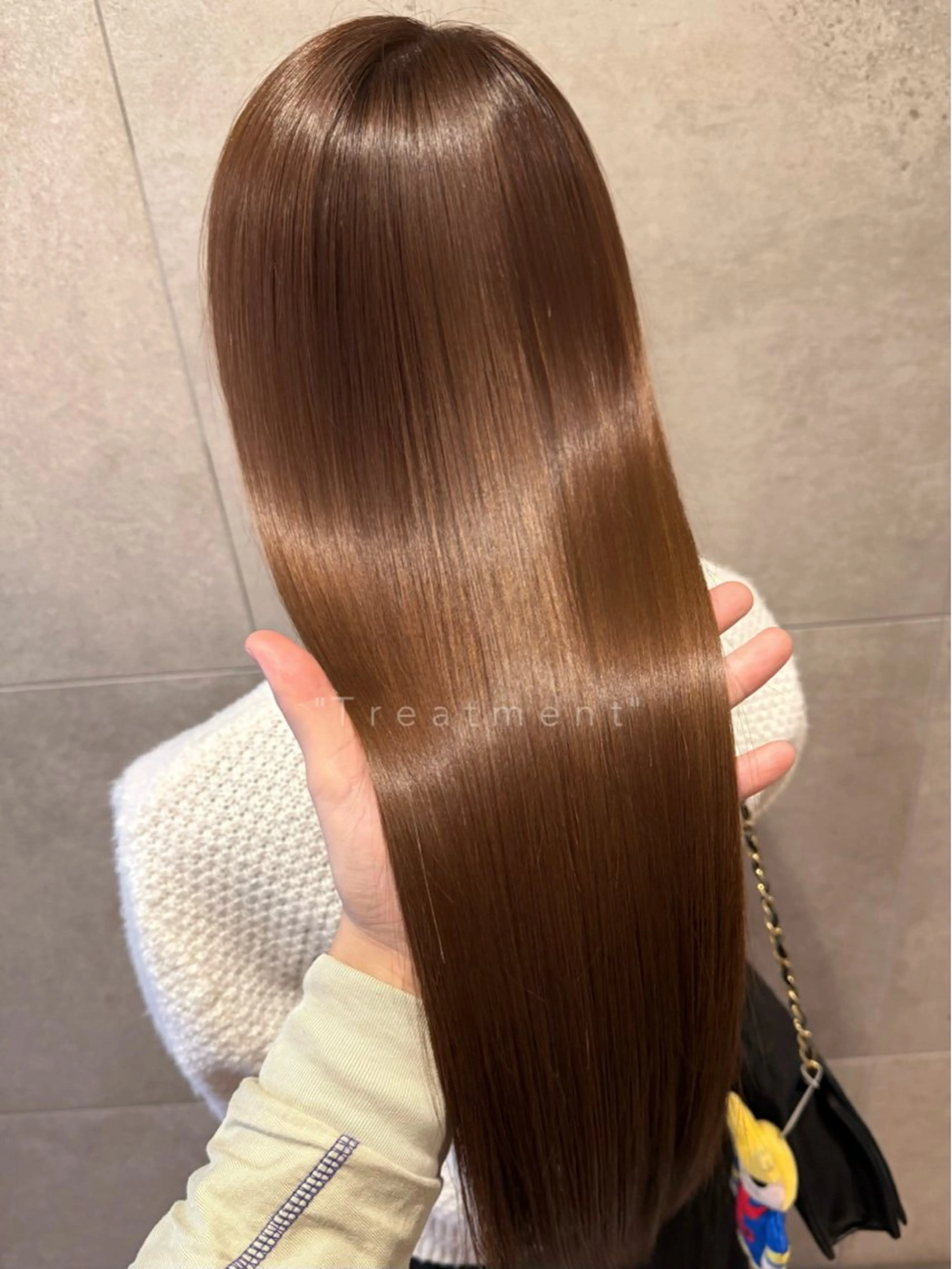 ロング カット 縮毛矯正 トリートメント レイヤーカット／ 髪質改善✨山中優のヘアスタイル