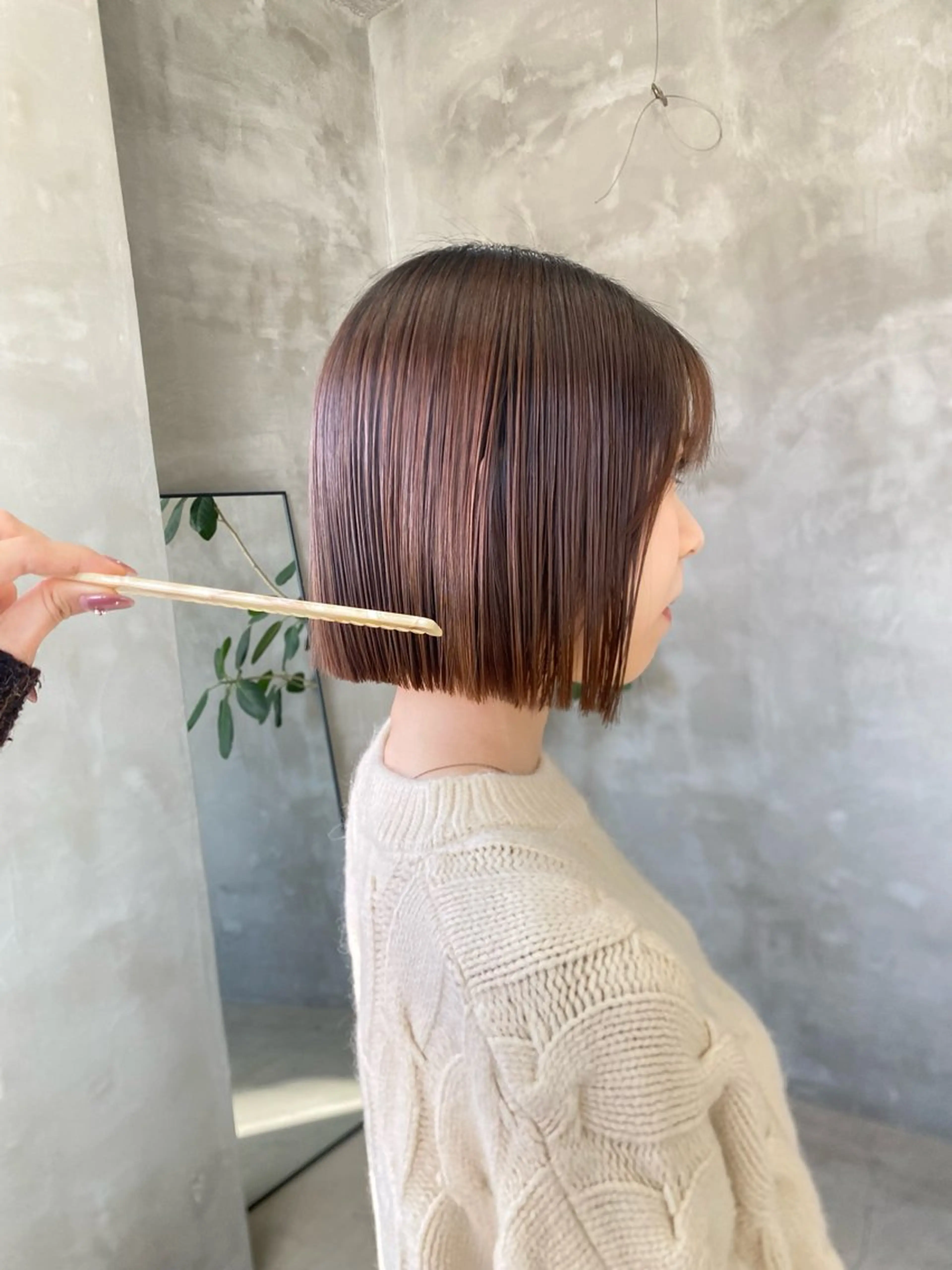 ショート ボブ 谷口 瑠愛のヘアスタイル