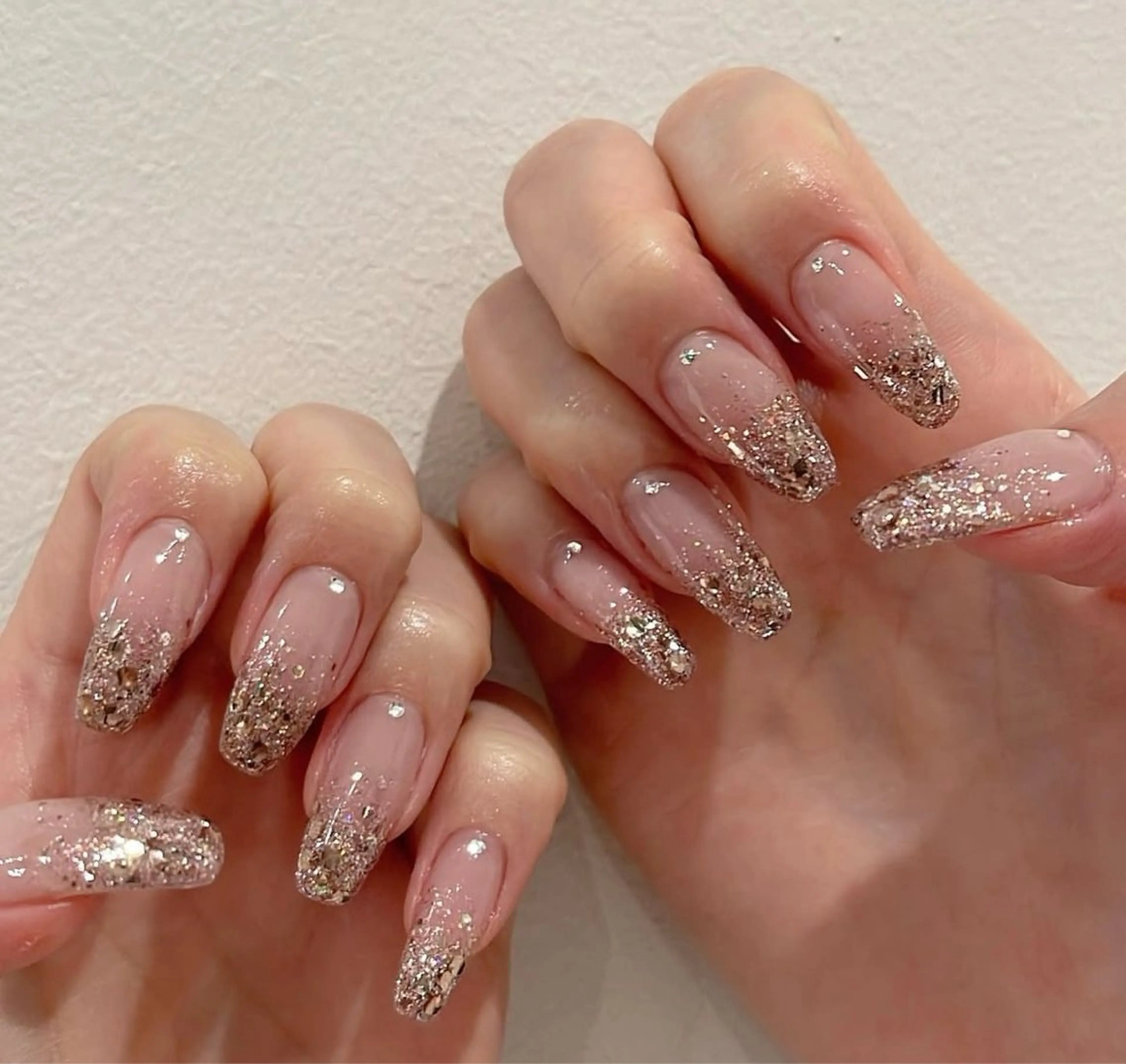 ラメグラデーション初回オフ込み！の写真