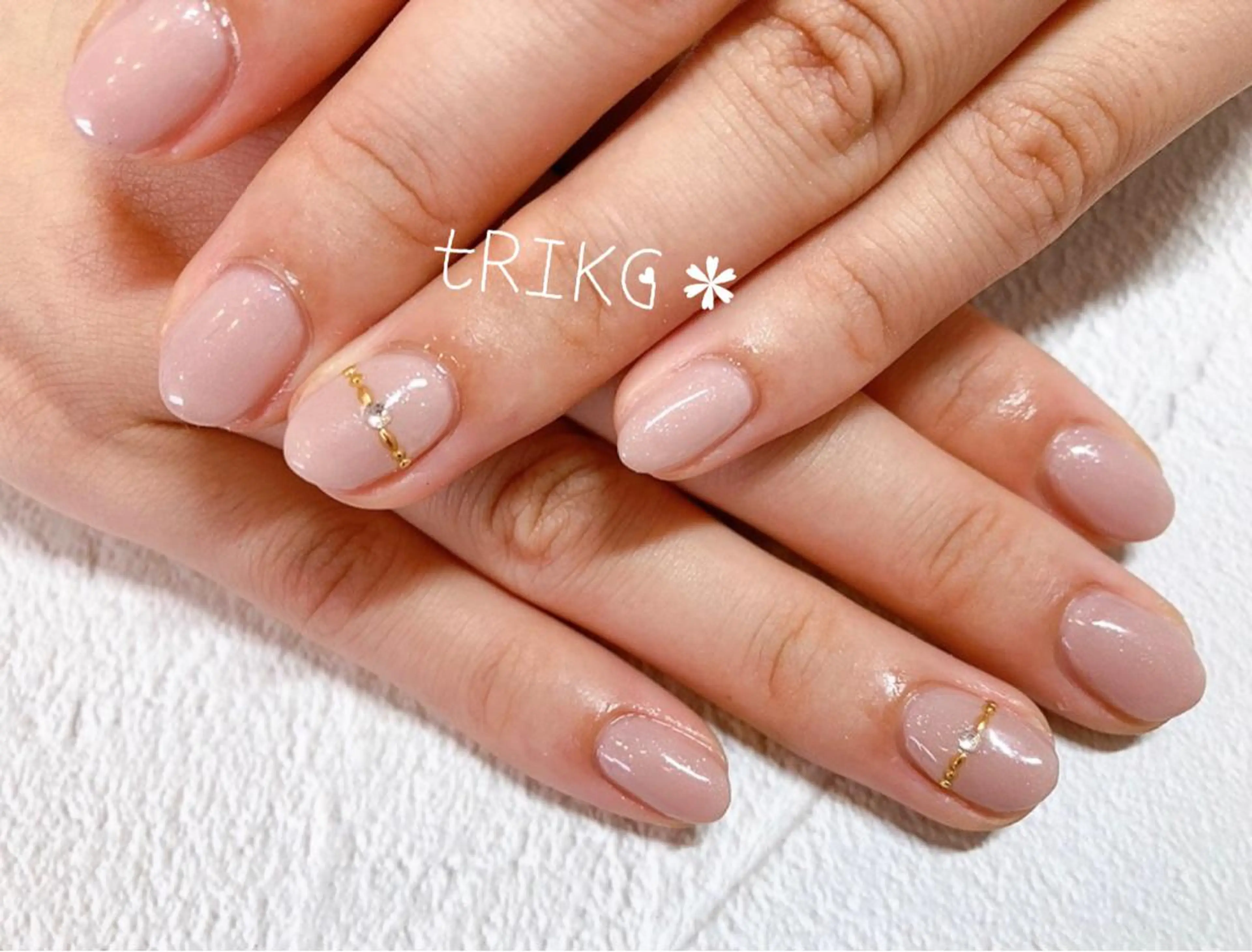 ネイル ハンドネイル tRING* しいの木台のネイルデザイン