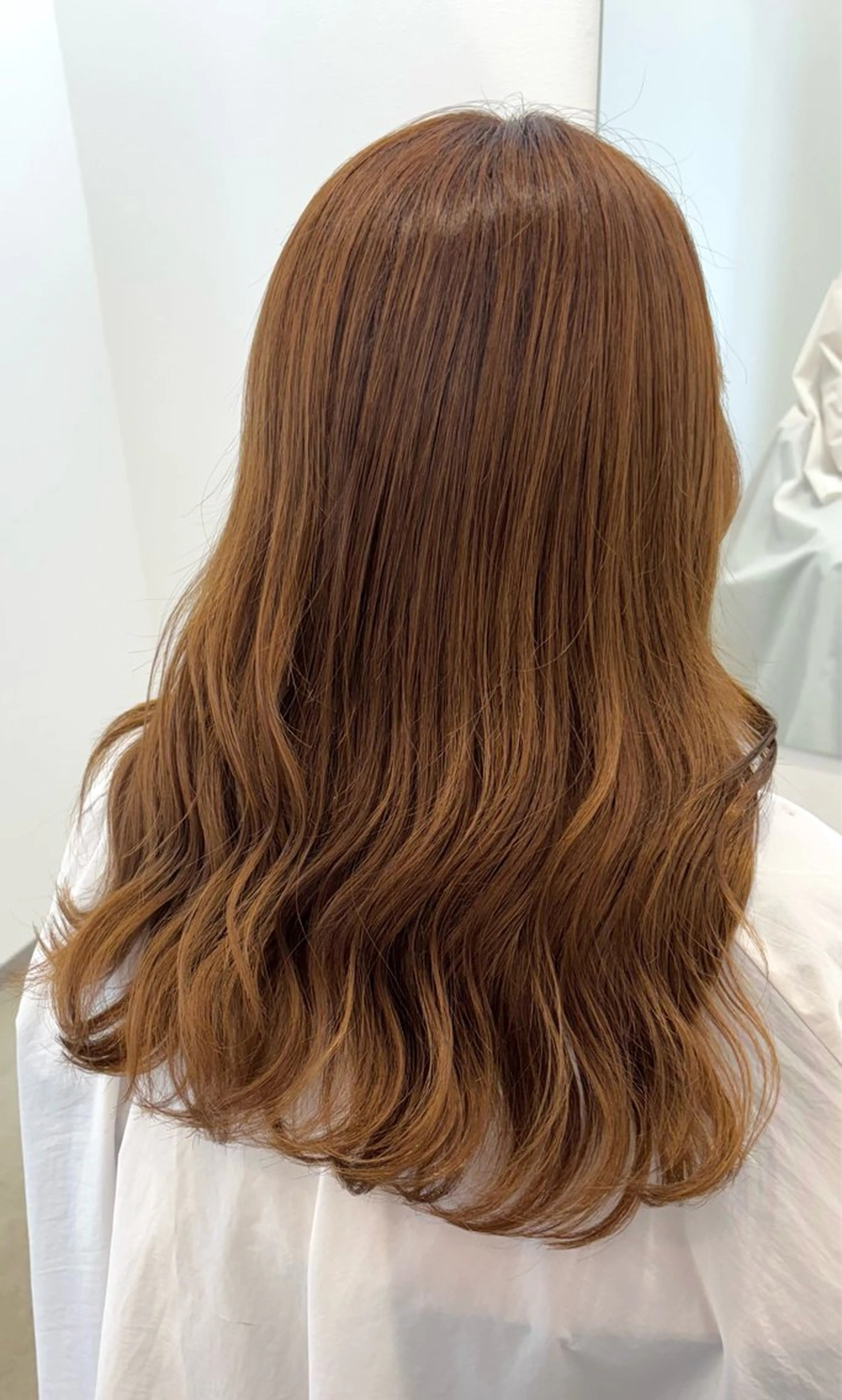 セミロング カット ヘアカラー トリートメント 根岸 麻菜のヘアスタイル