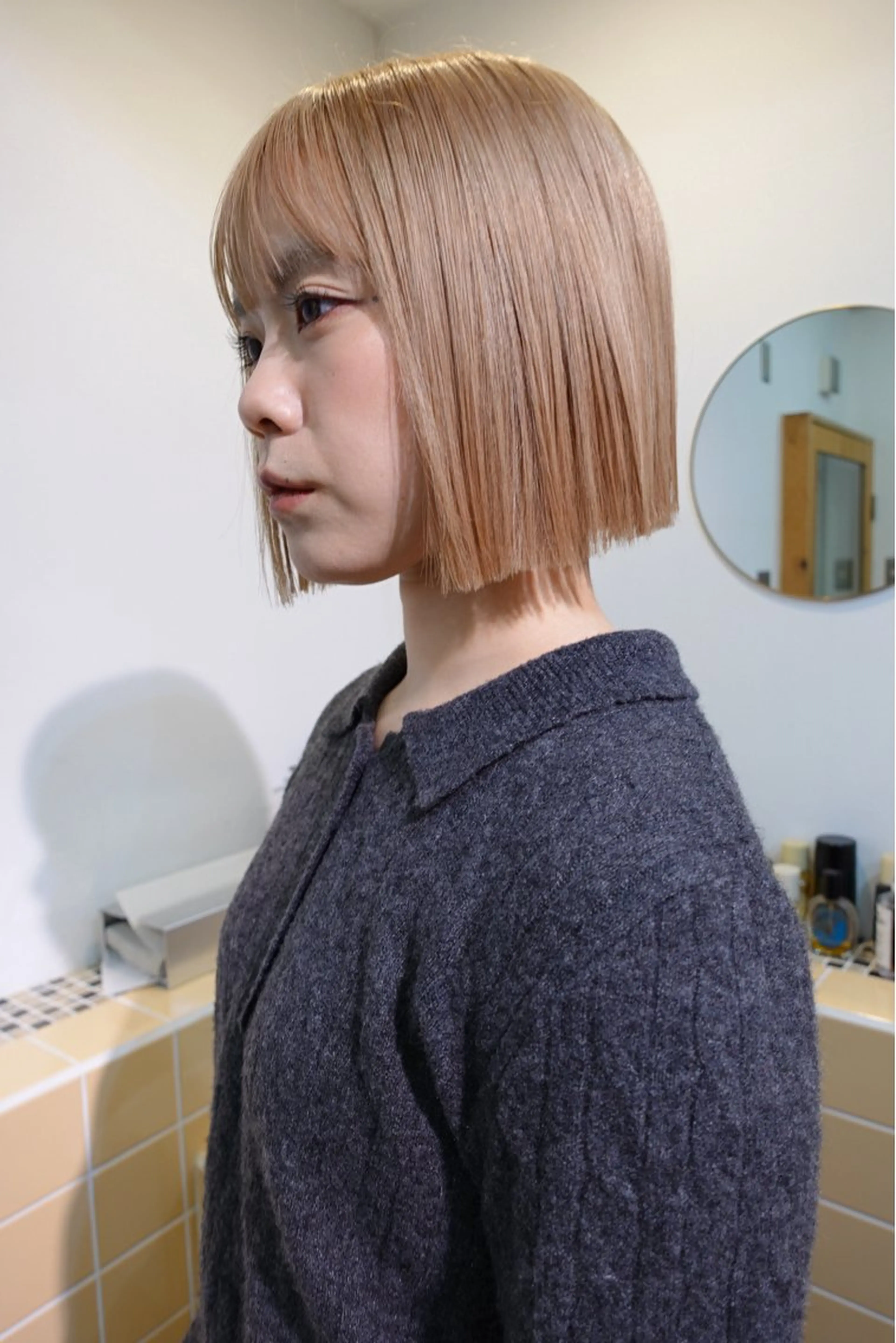 ミディアム カラー ヘアカラー sakura🌸 レイヤー/韓国ヘアのヘアスタイル