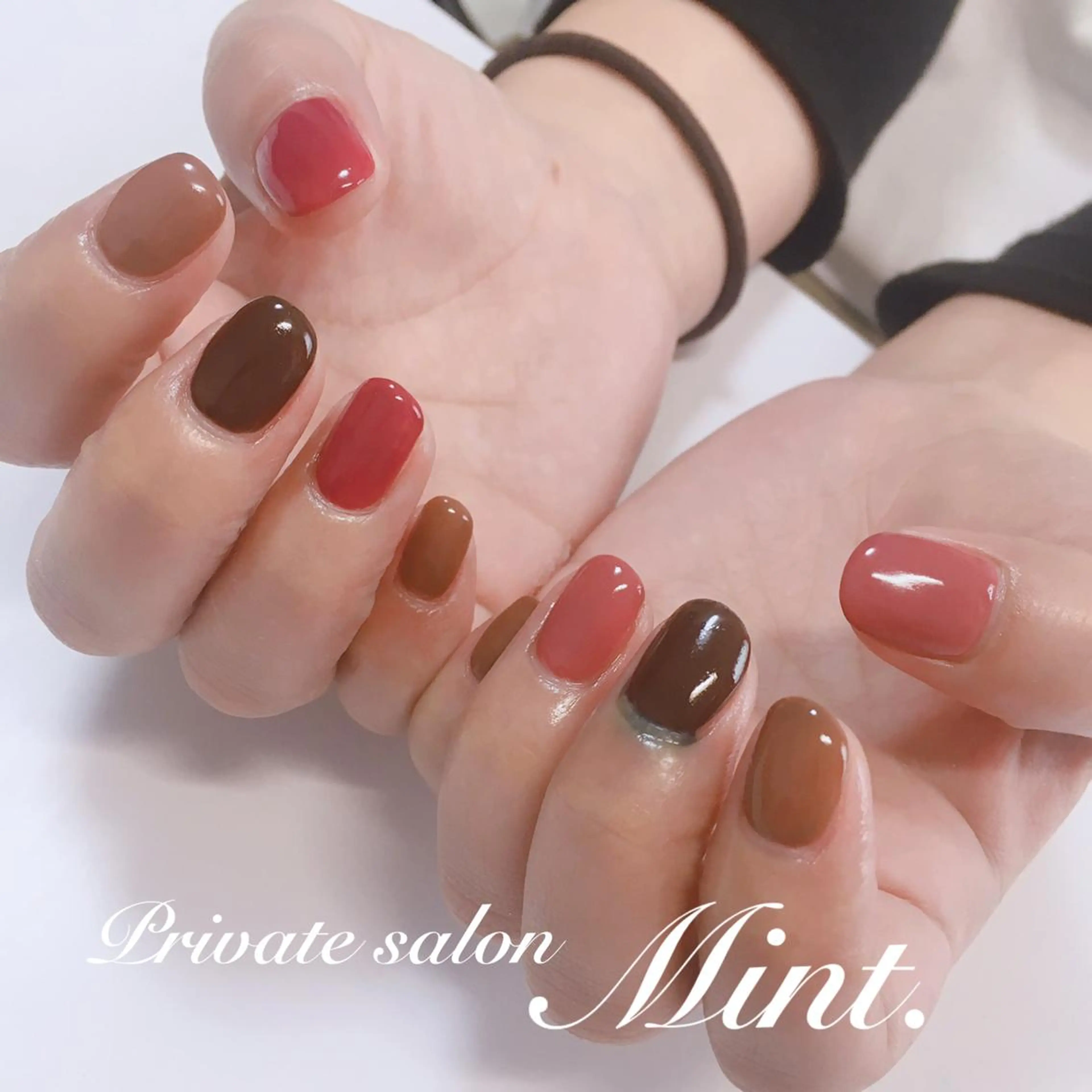 ショート ネイル ジェルネイル ハンドネイル Mint. nailのネイルデザイン