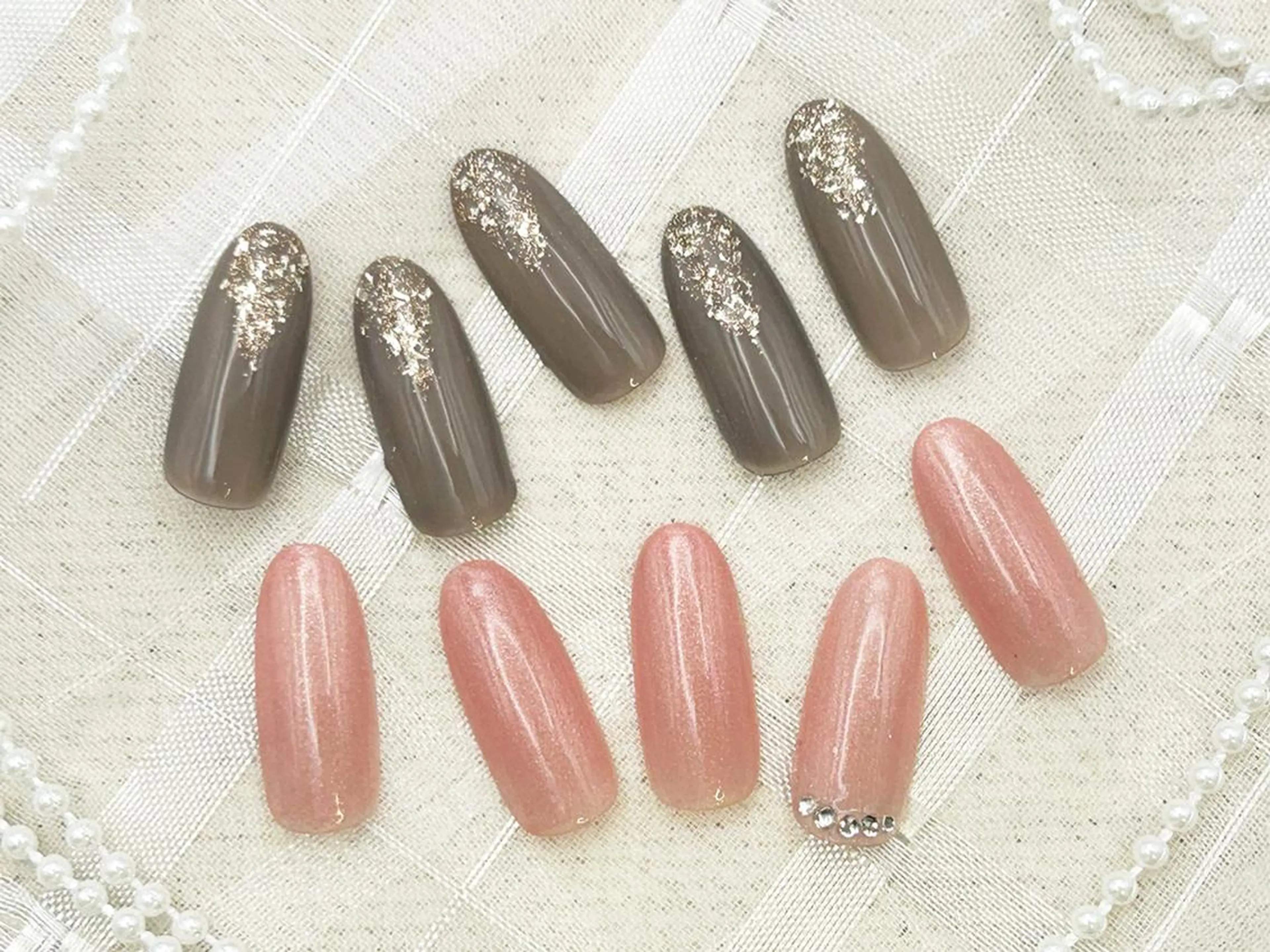 ネイル ハンドネイル orbe 芳長のネイルデザイン