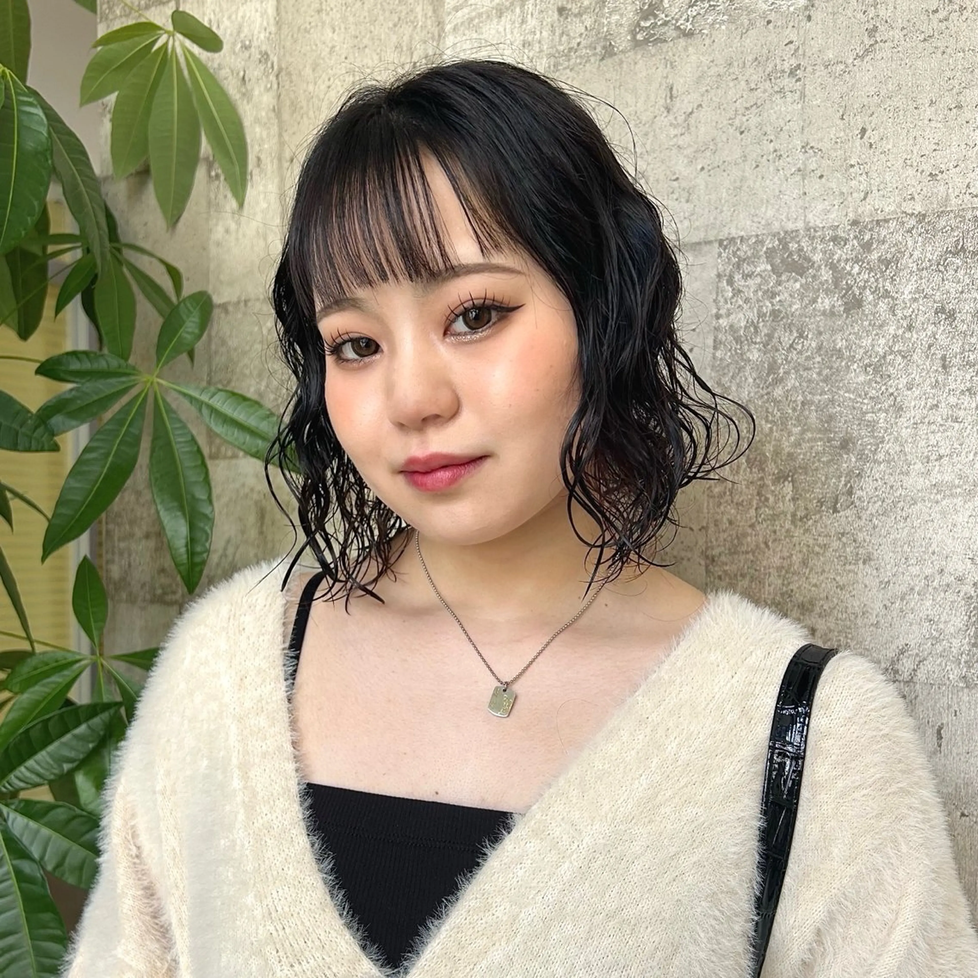 ミディアム パーマ 🍒中川葵久美🍒 レイヤー/メンズのヘアスタイル