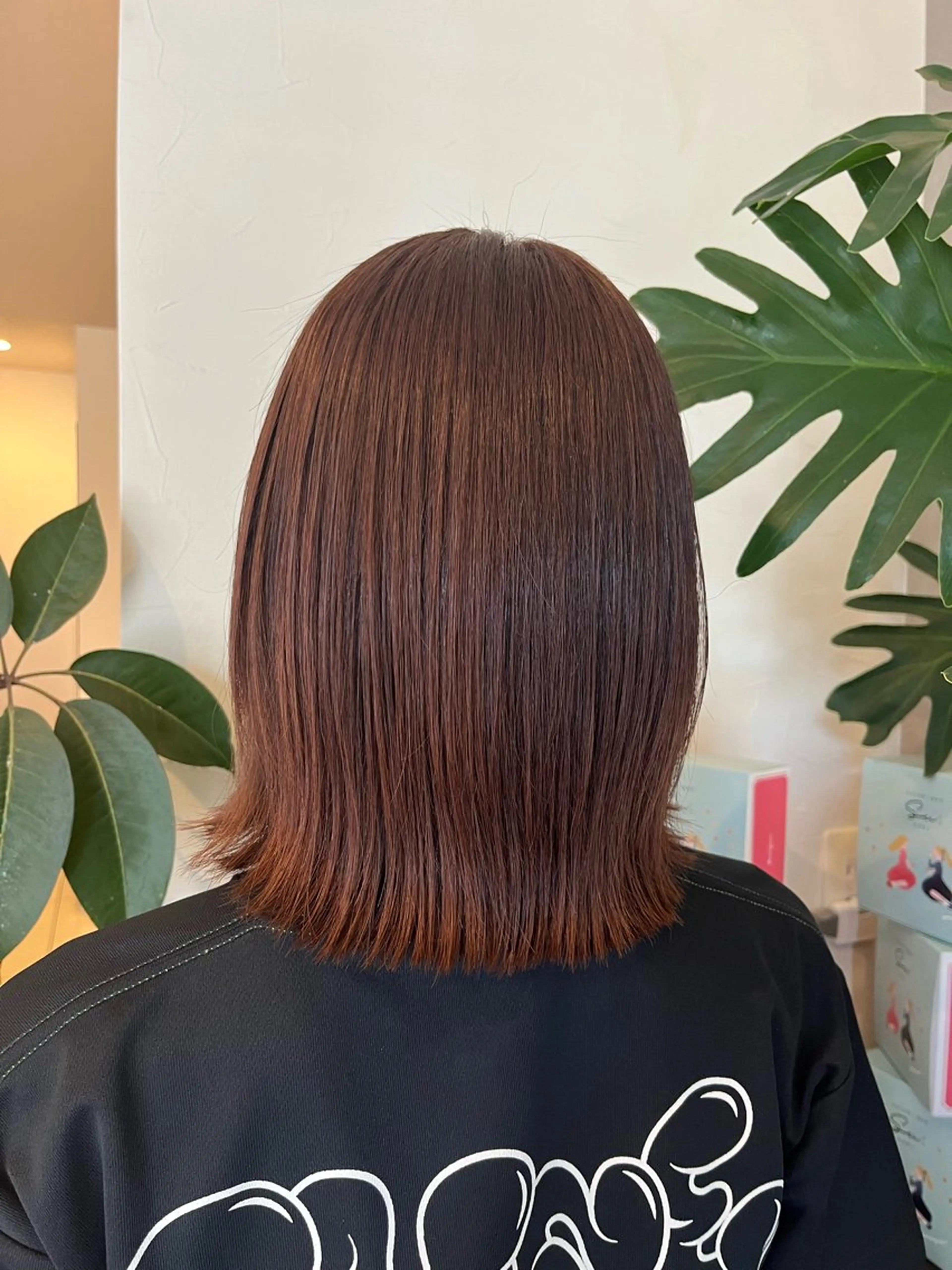 セミロング カラー ヘアアレンジ ちひろ /似合わせカラーのヘアスタイル