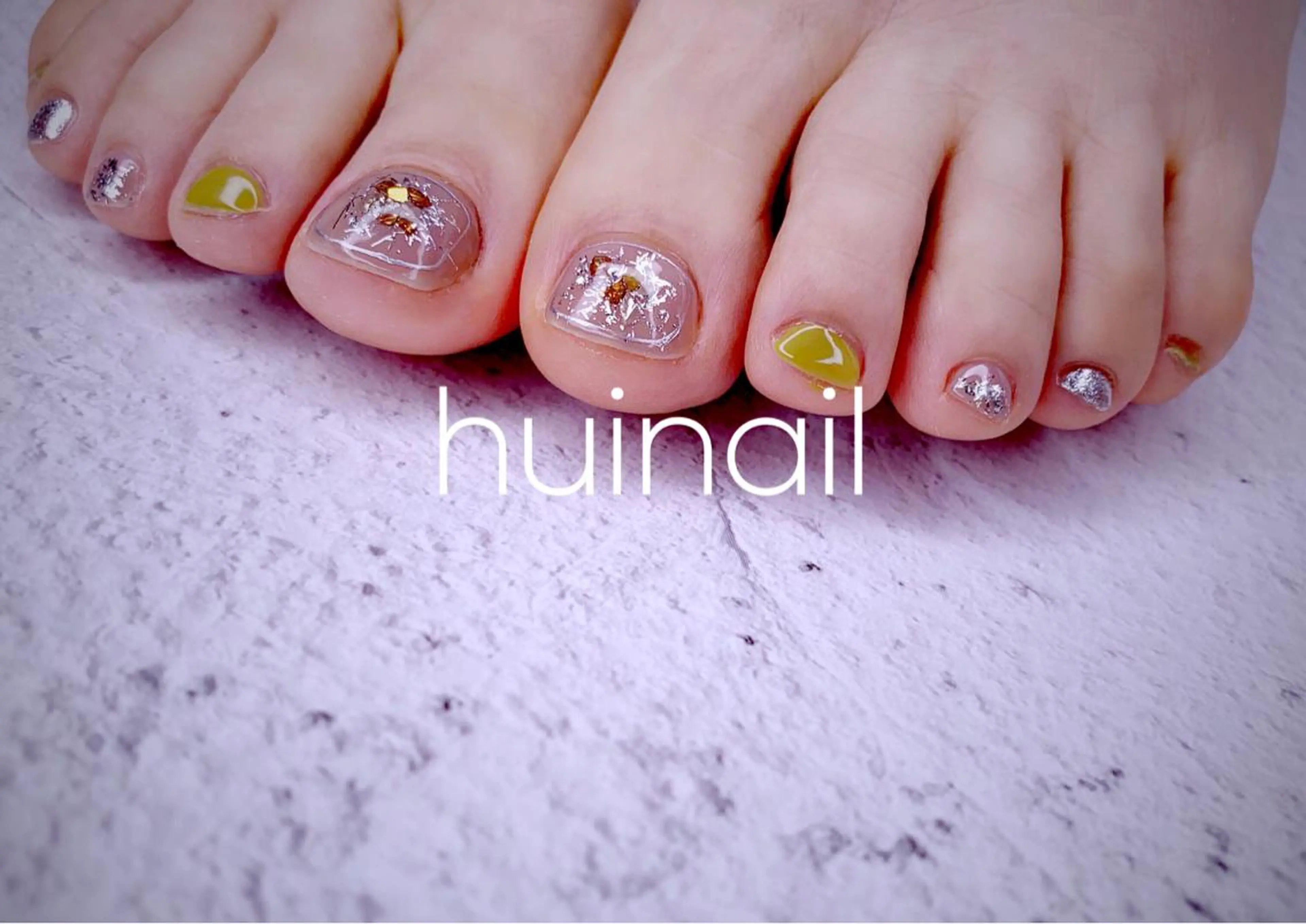 ショート めぐみのネイルサロン スタッフ練習のネイルデザイン