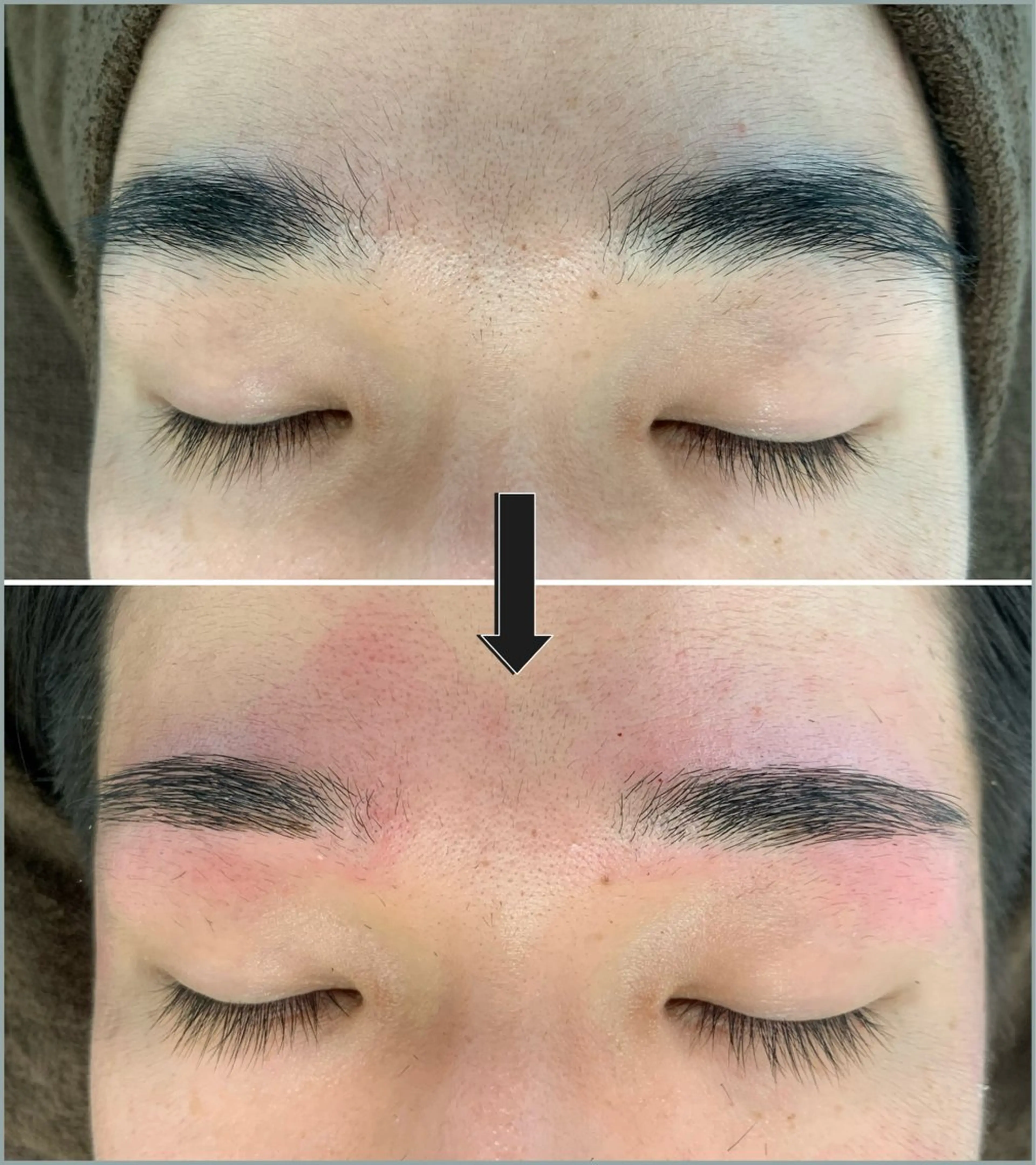 アイブロウ メンズアイブロウ 眉毛ワックス脱毛 ideal心斎橋 ☆片山☆のヘアスタイル