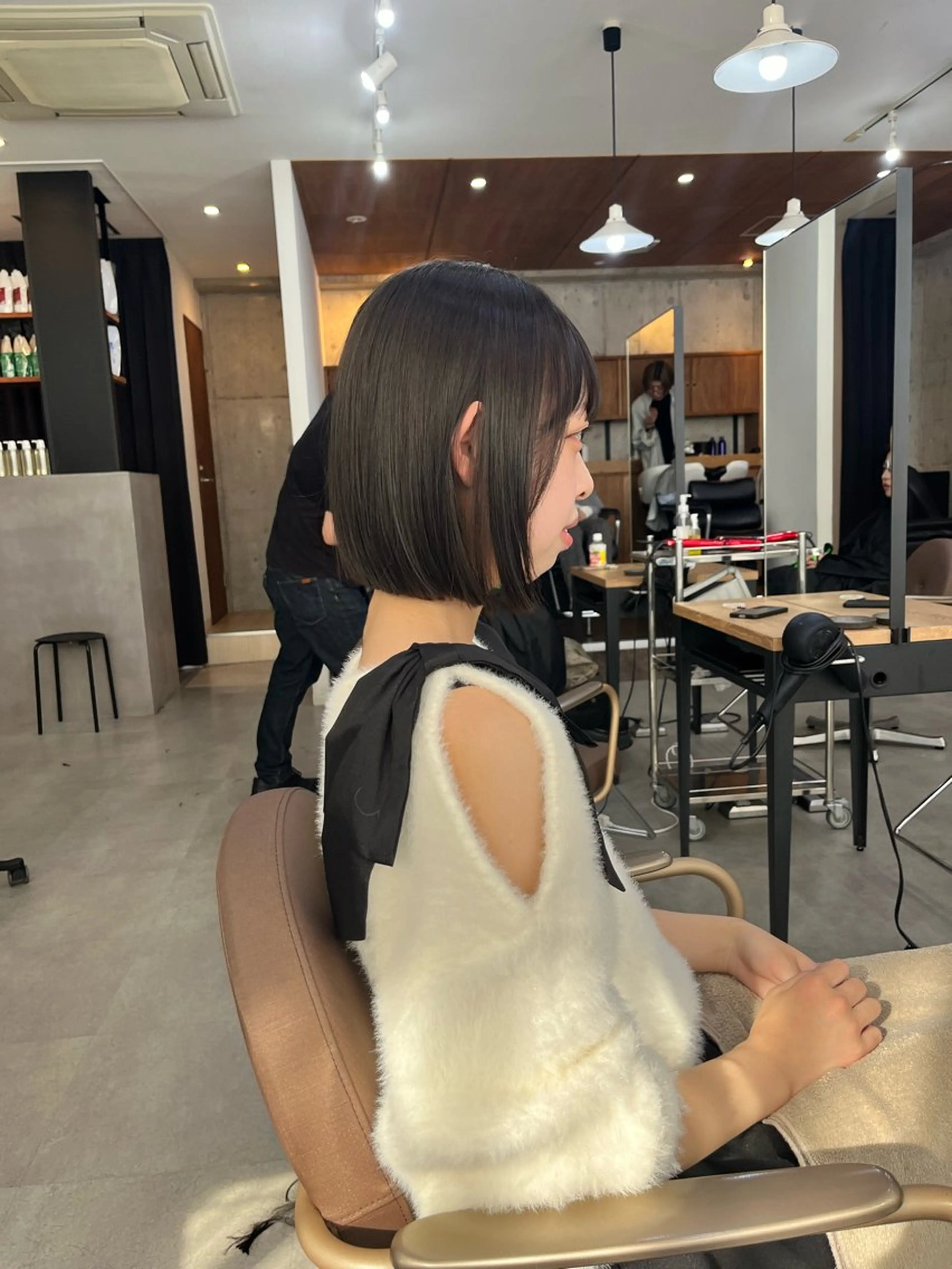 ショート カット 縮毛矯正 ボブ×縮毛矯正 ryotaのヘアスタイル