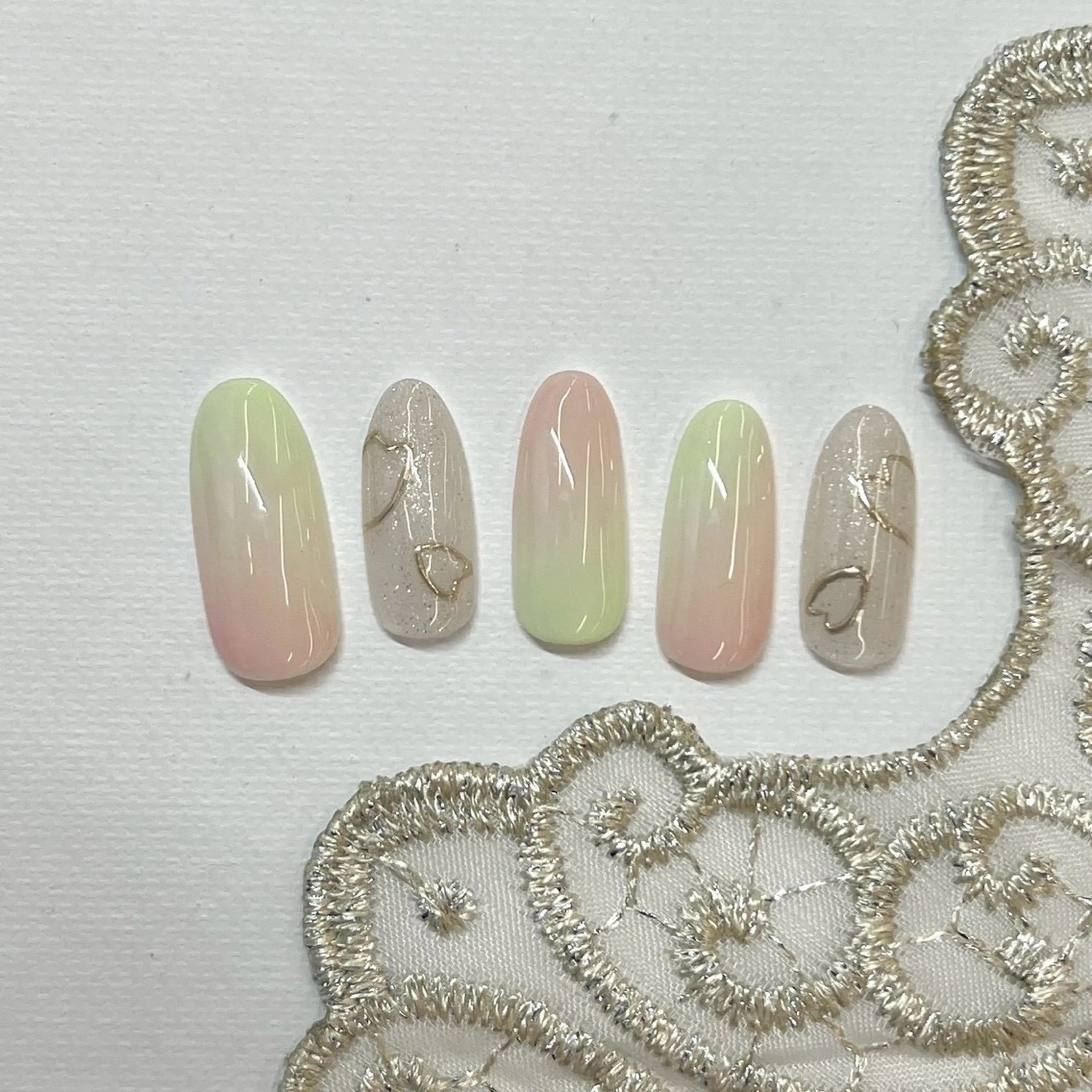 ネイル ⭐︎休業中の練習⭐︎ JNA認定講師髙橋のネイルデザイン