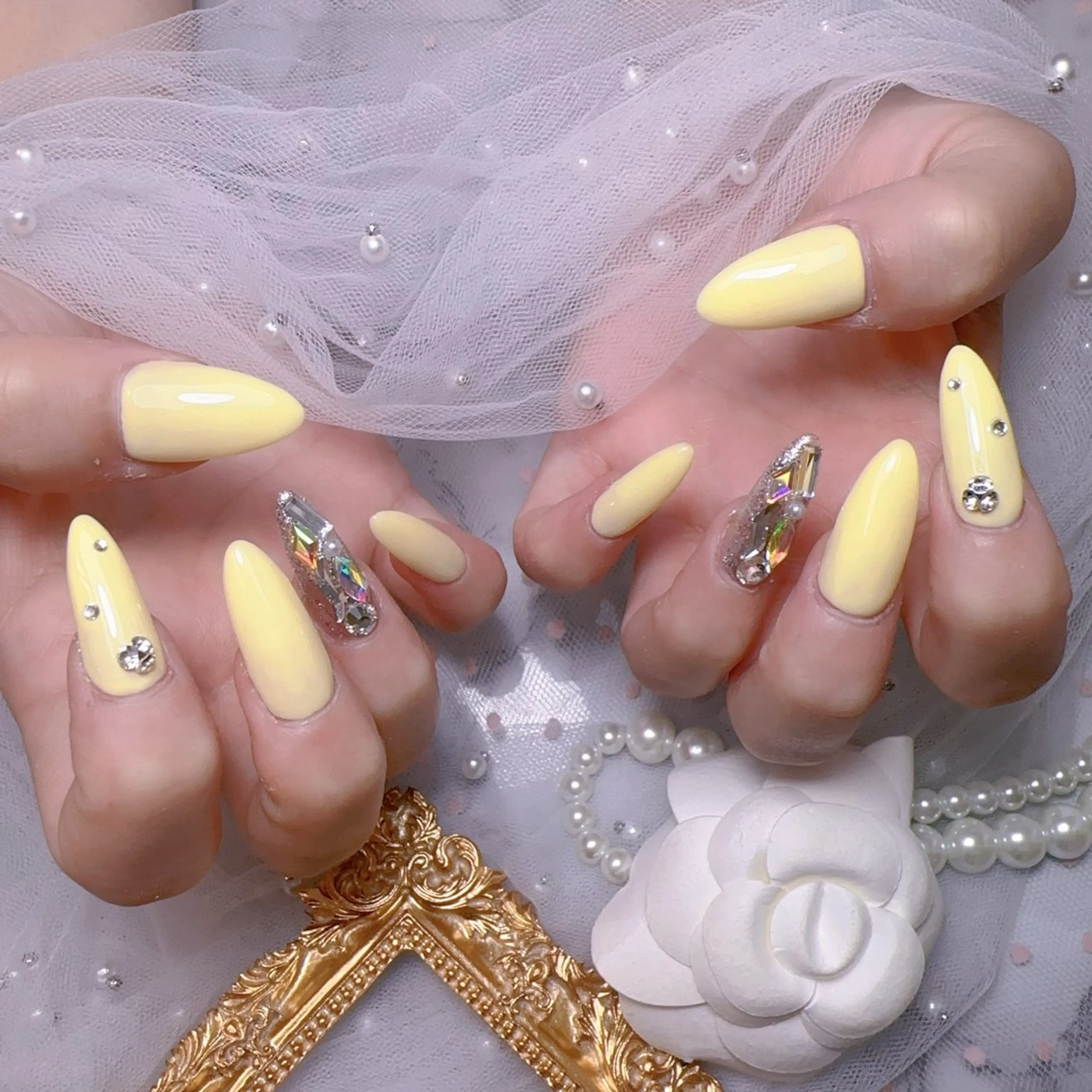 ネイル オーロラネイル フットネイル 韓国ネイル ラメ(グリッター) ラメグラデーション ハンドネイル Belle nail salon 新小岩のネイルデザイン