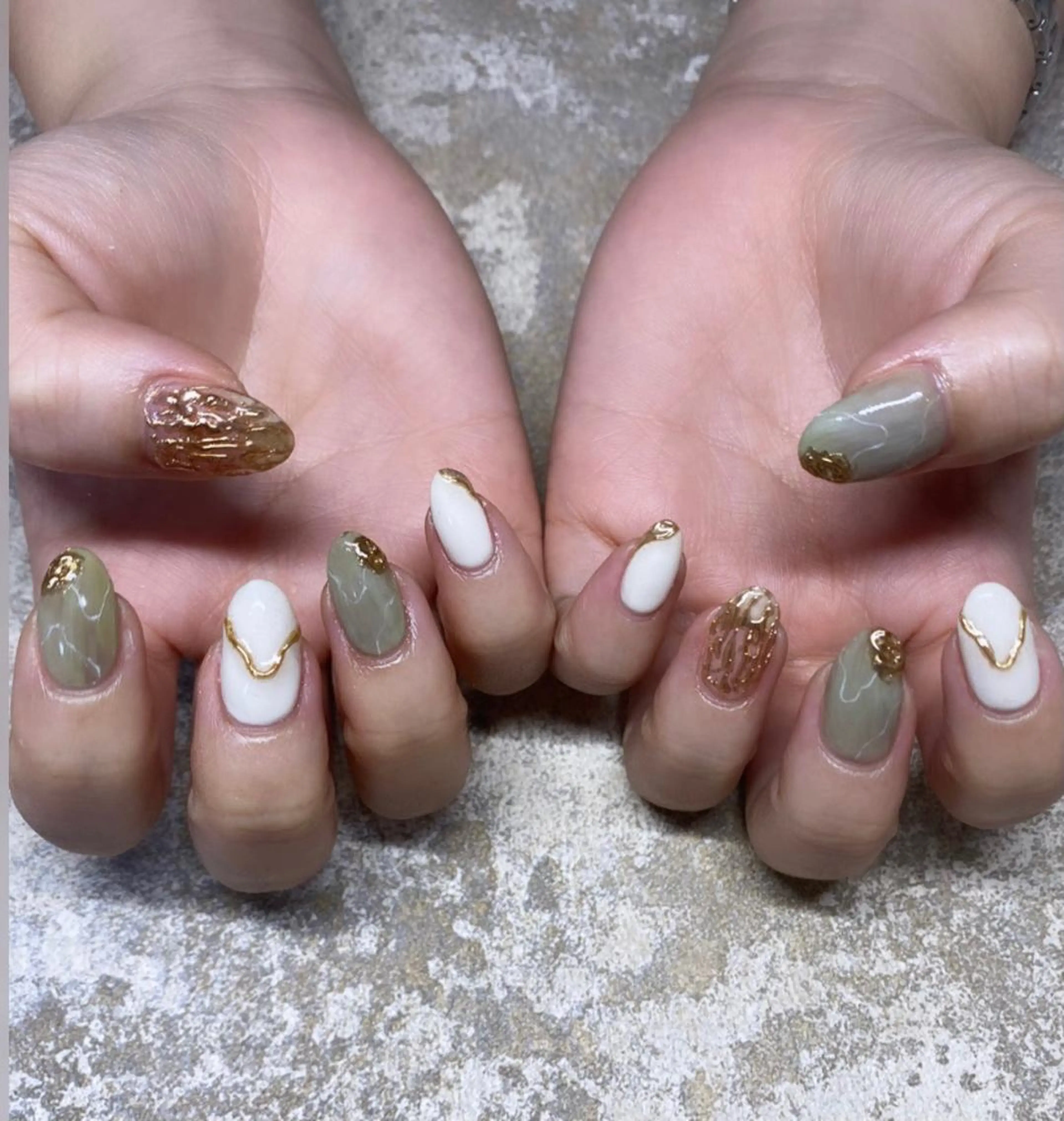 ネイル ハンドネイル OOMINE KAORIのネイルデザイン