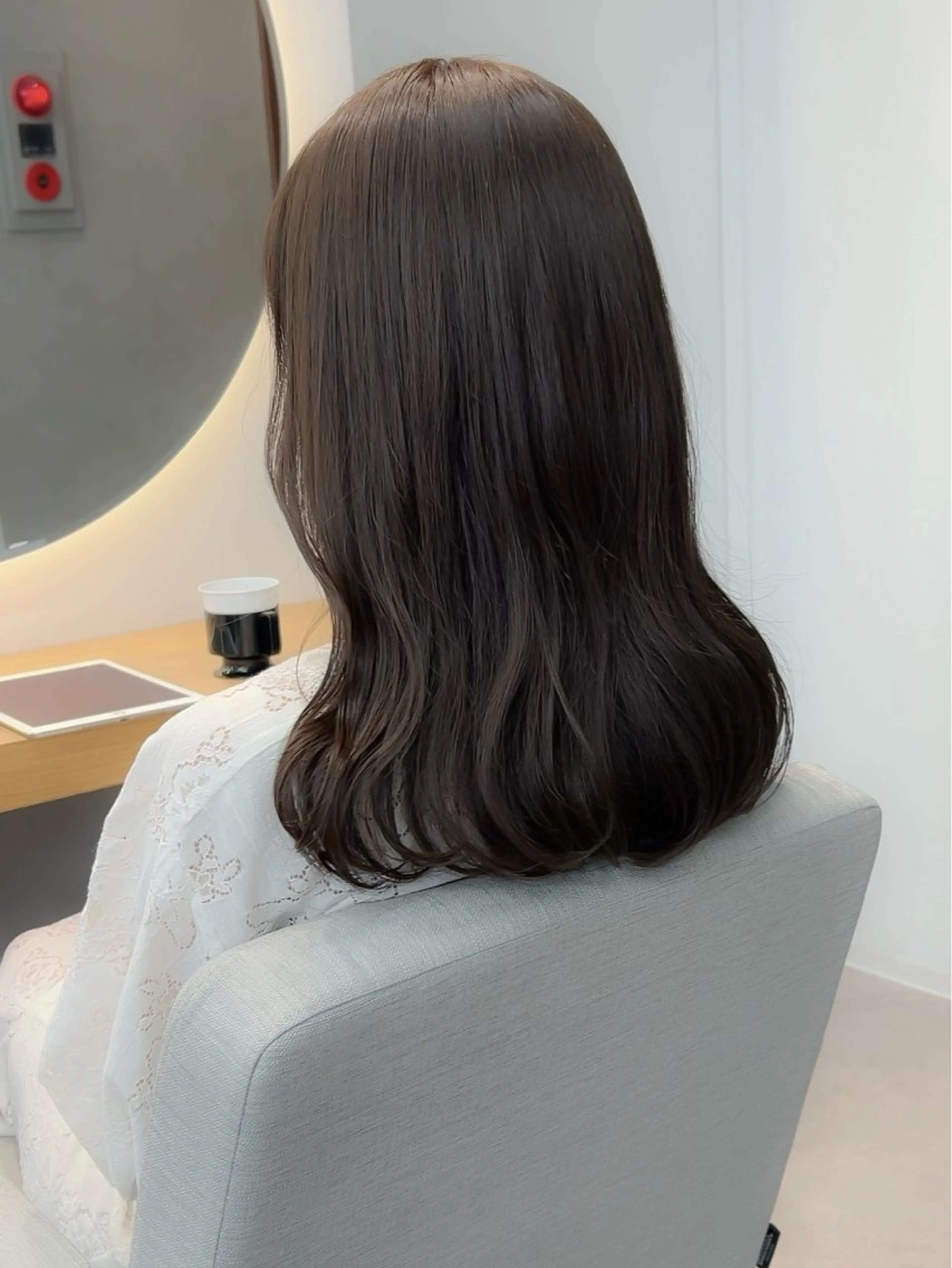 ロング ショートヘア 縮毛矯正/福田梢のヘアスタイル