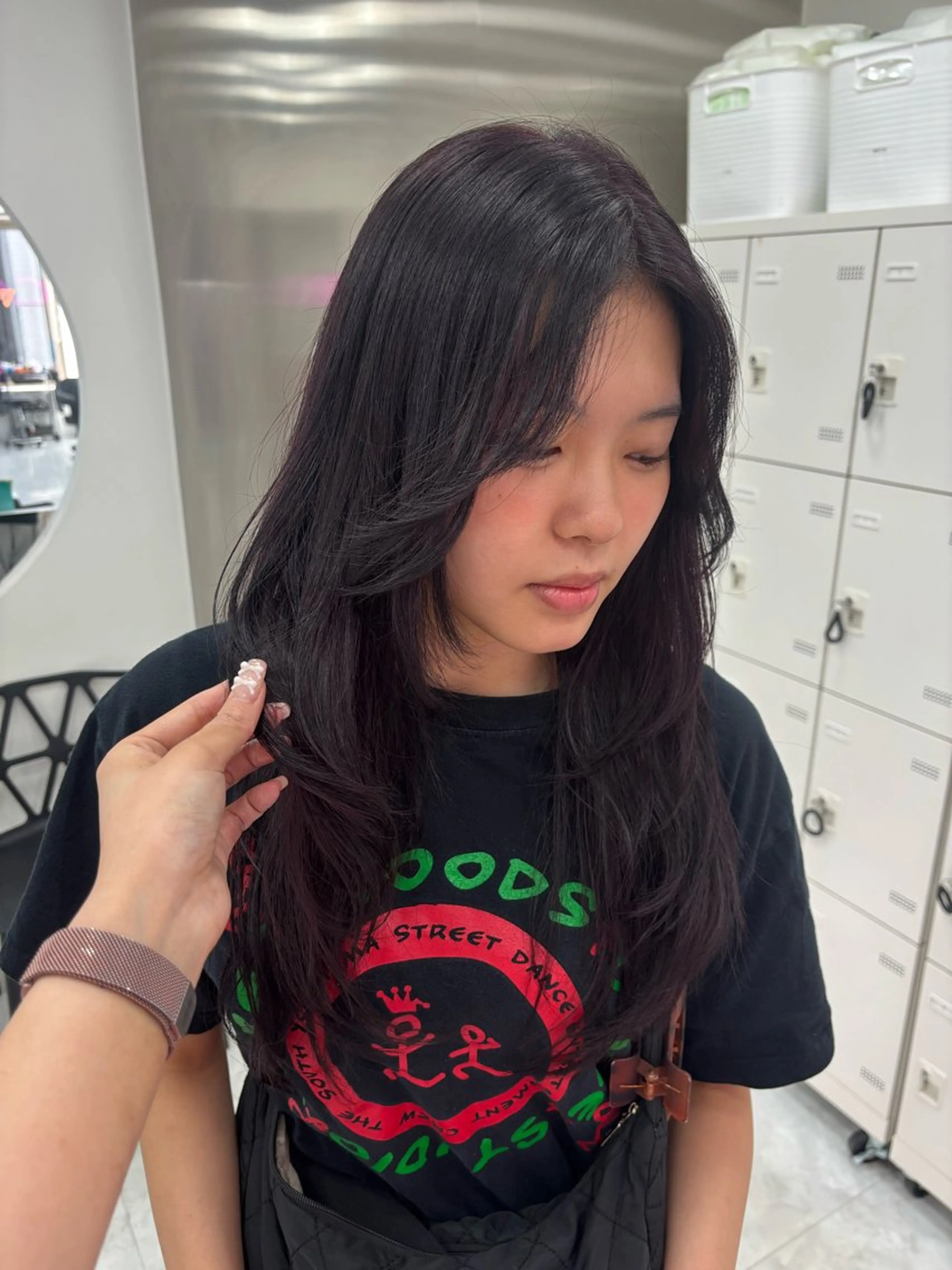 カラー かわいい艶髪🤍 れいな🤍のヘアスタイル