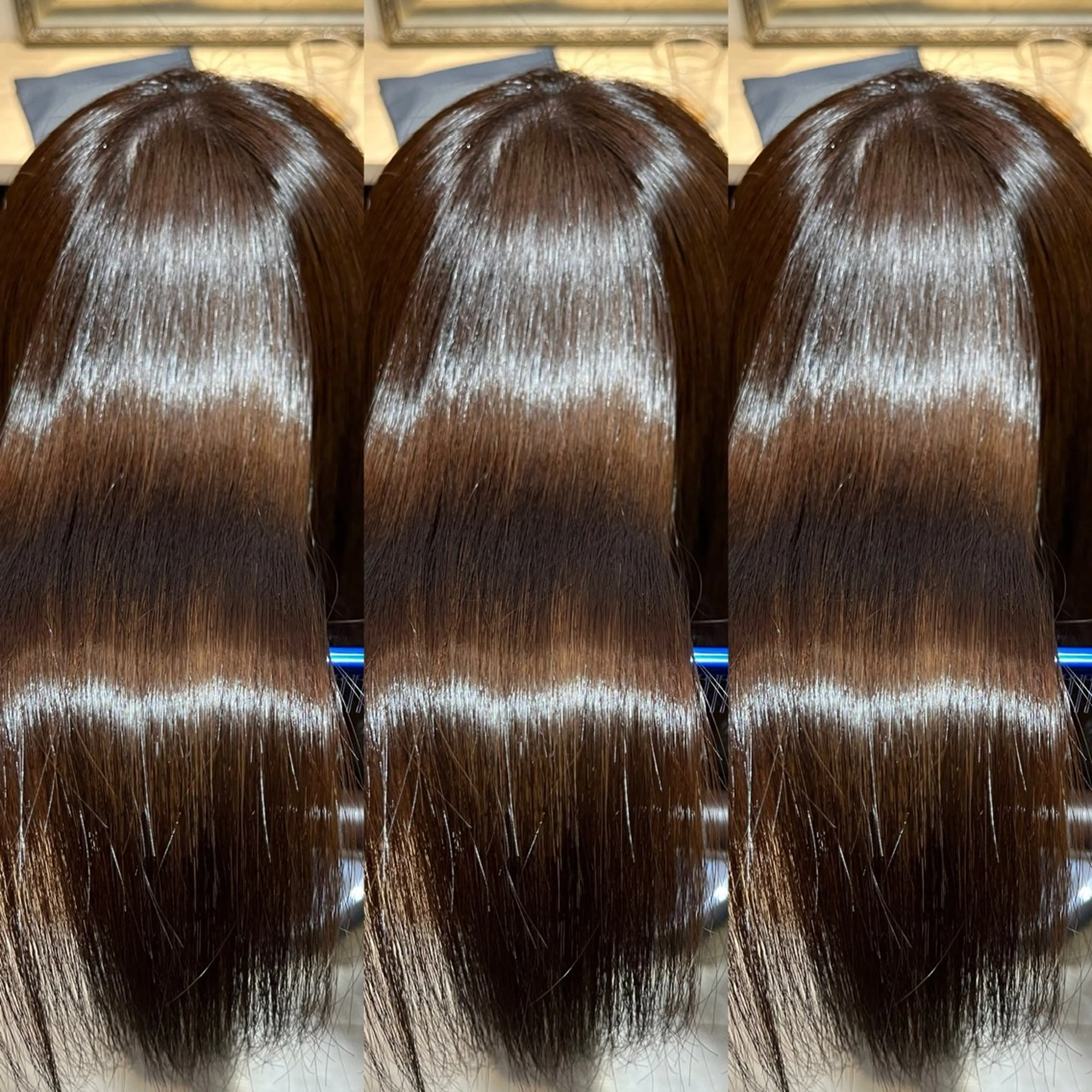 ロング ヘアカラー トリートメント 新宿No.1艶髪矯正 美艶カラー/FUKAのヘアスタイル