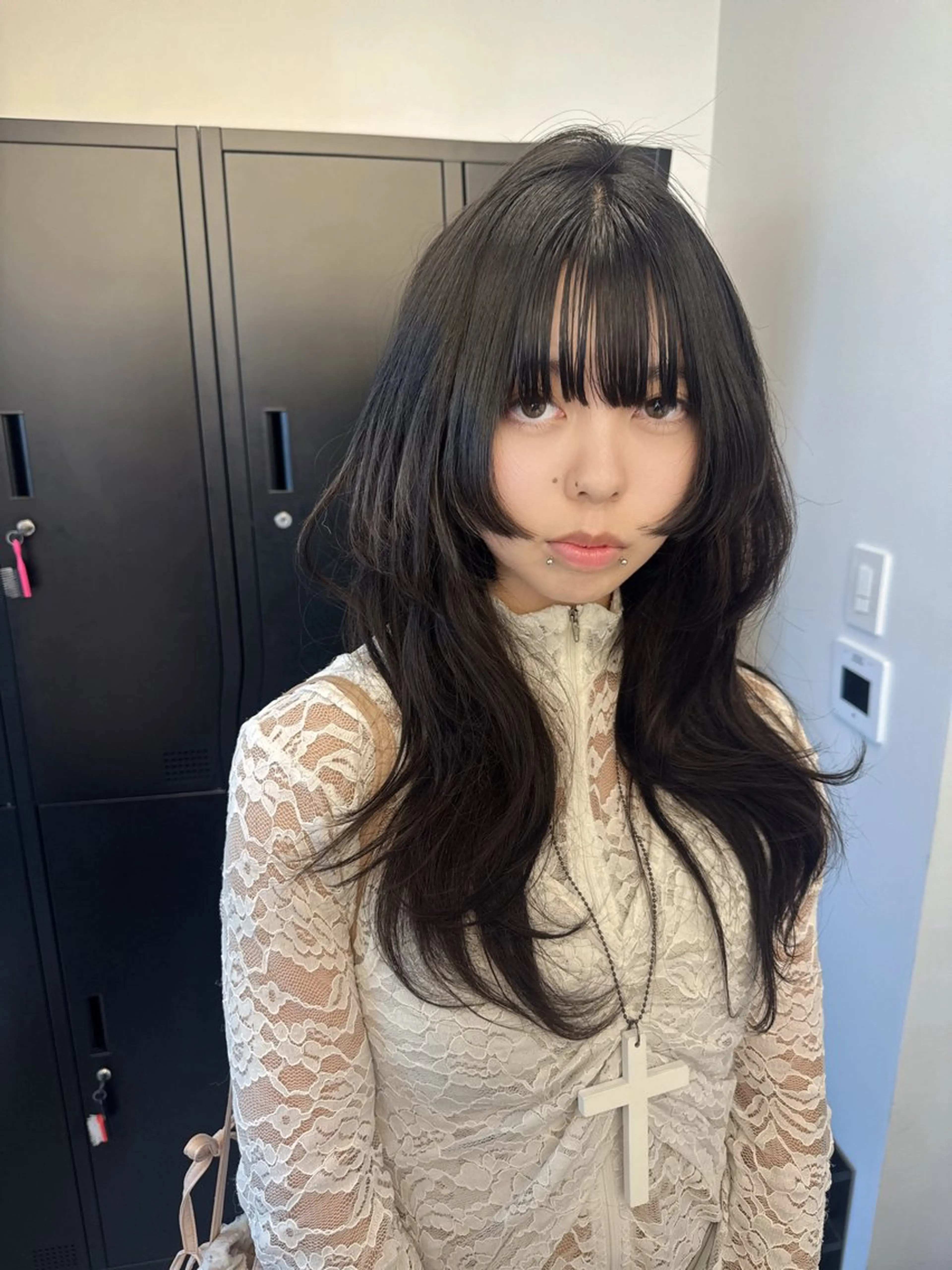 セミロング ウルフカット カット エクステ 吉祥寺プルエクステ 🌟Hiraiのヘアスタイル