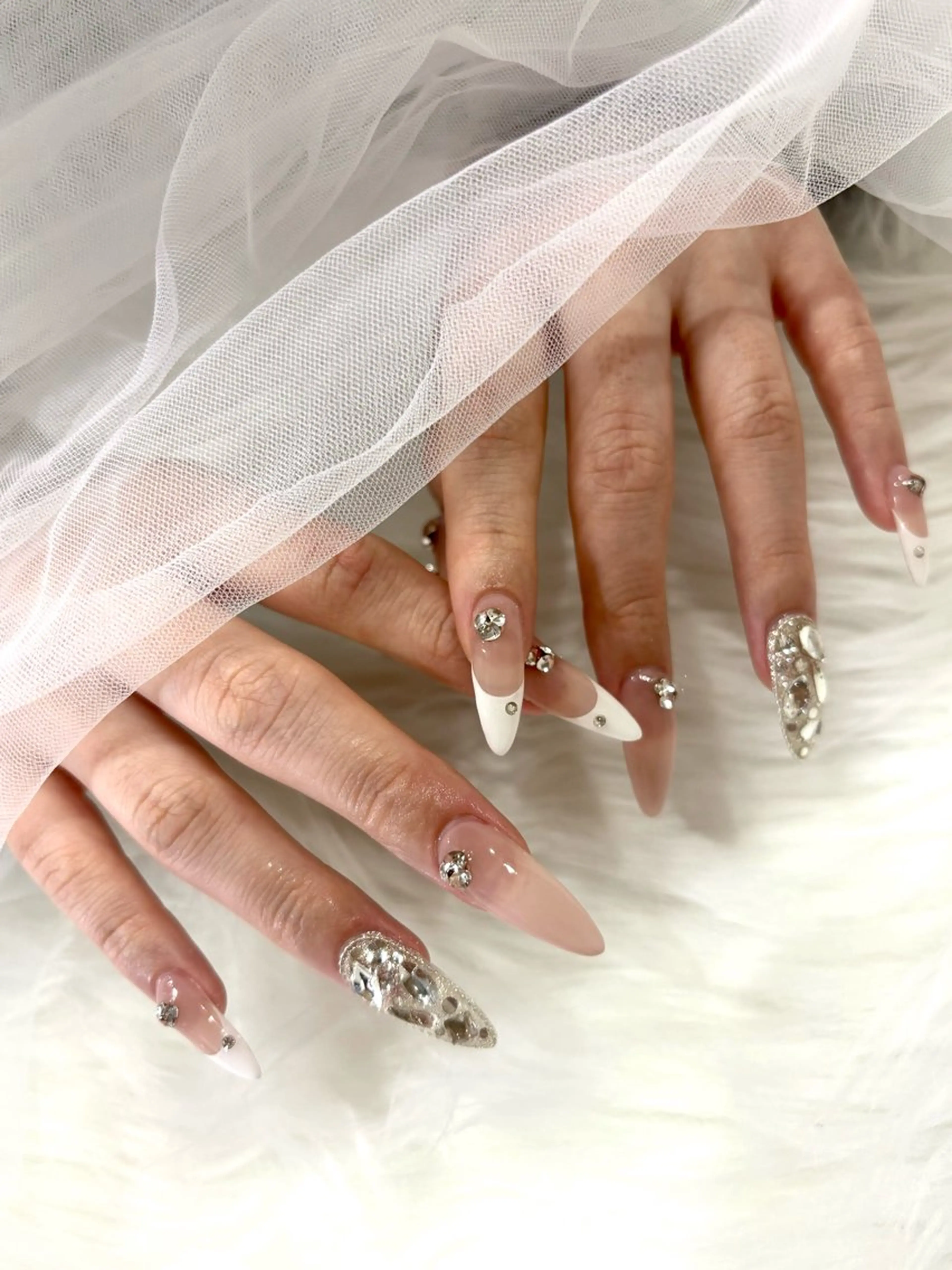 ロング mimi‪‪❤︎‬ harukaのネイルデザイン