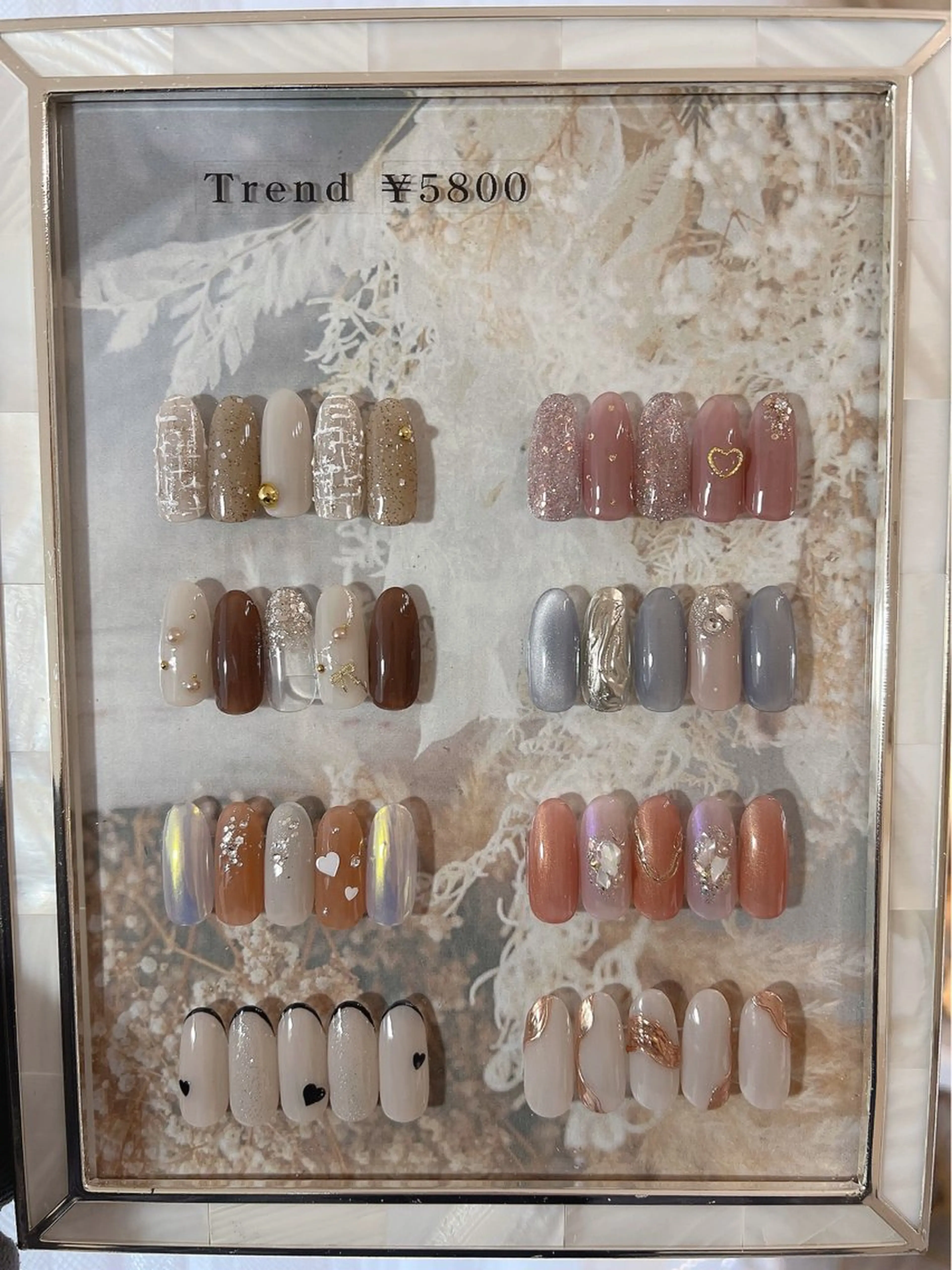 ネイル フットネイル ジェルネイル 韓国ネイル 冬ネイル ハンドネイル nail salon Lauleaのネイルデザイン