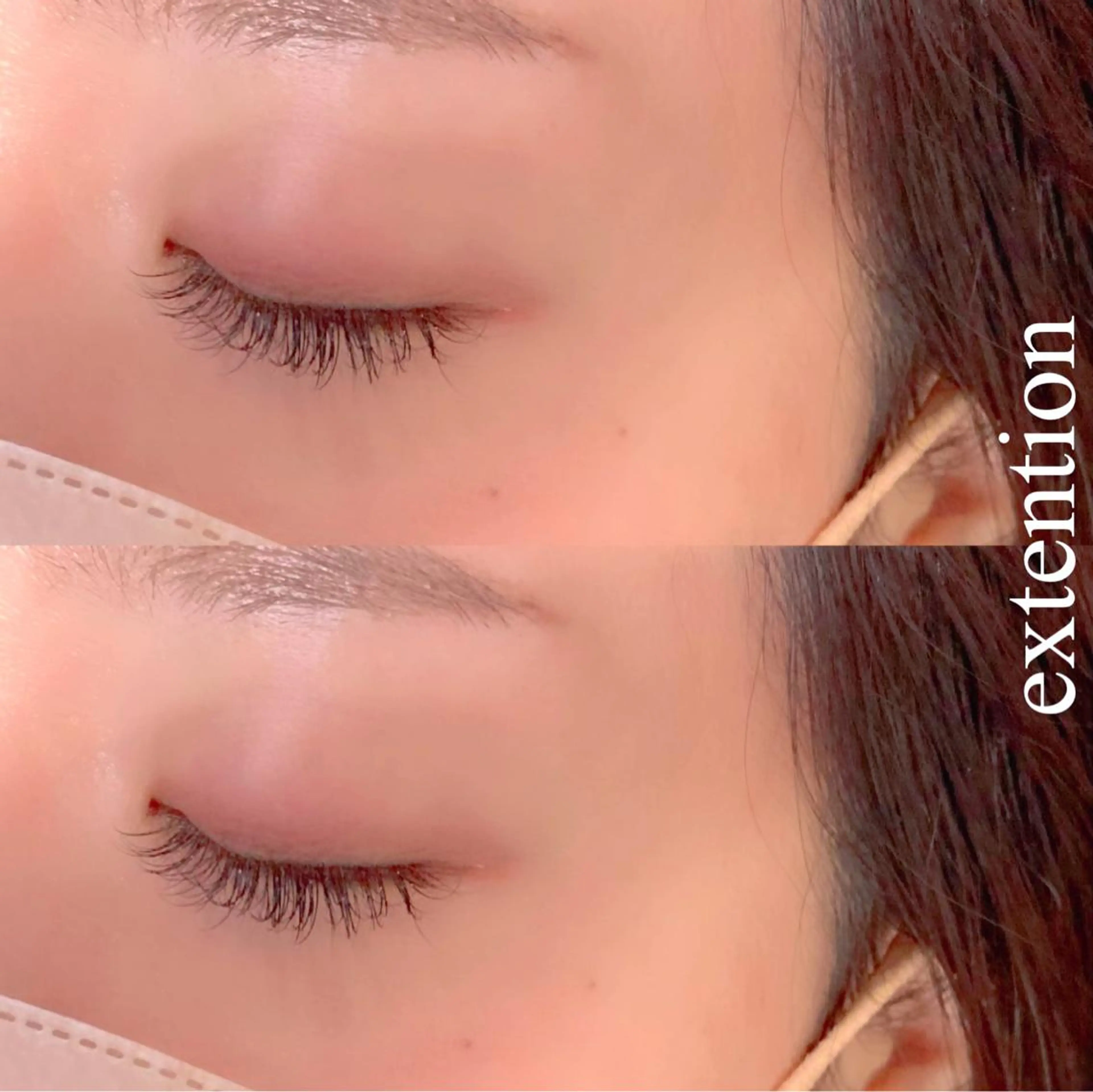 マツエク・マツパ Cカール マツエク Earth coiffure beaute長野稲田店所属・林 愛子のマツエク・マツパデザイン