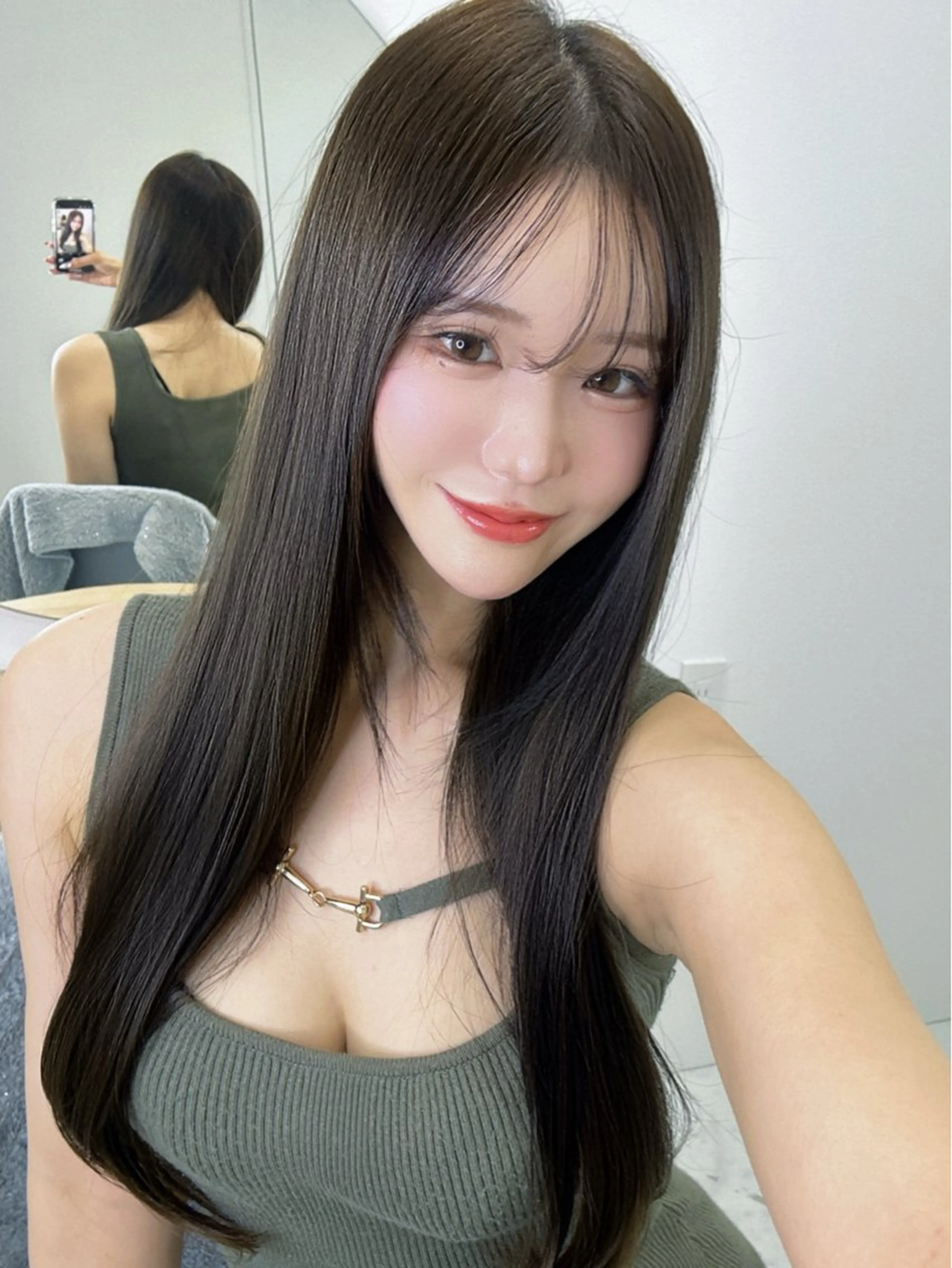 【新規】似合わせカット+透明感カラー+髪質改善縮毛矯正+トリートメントの写真