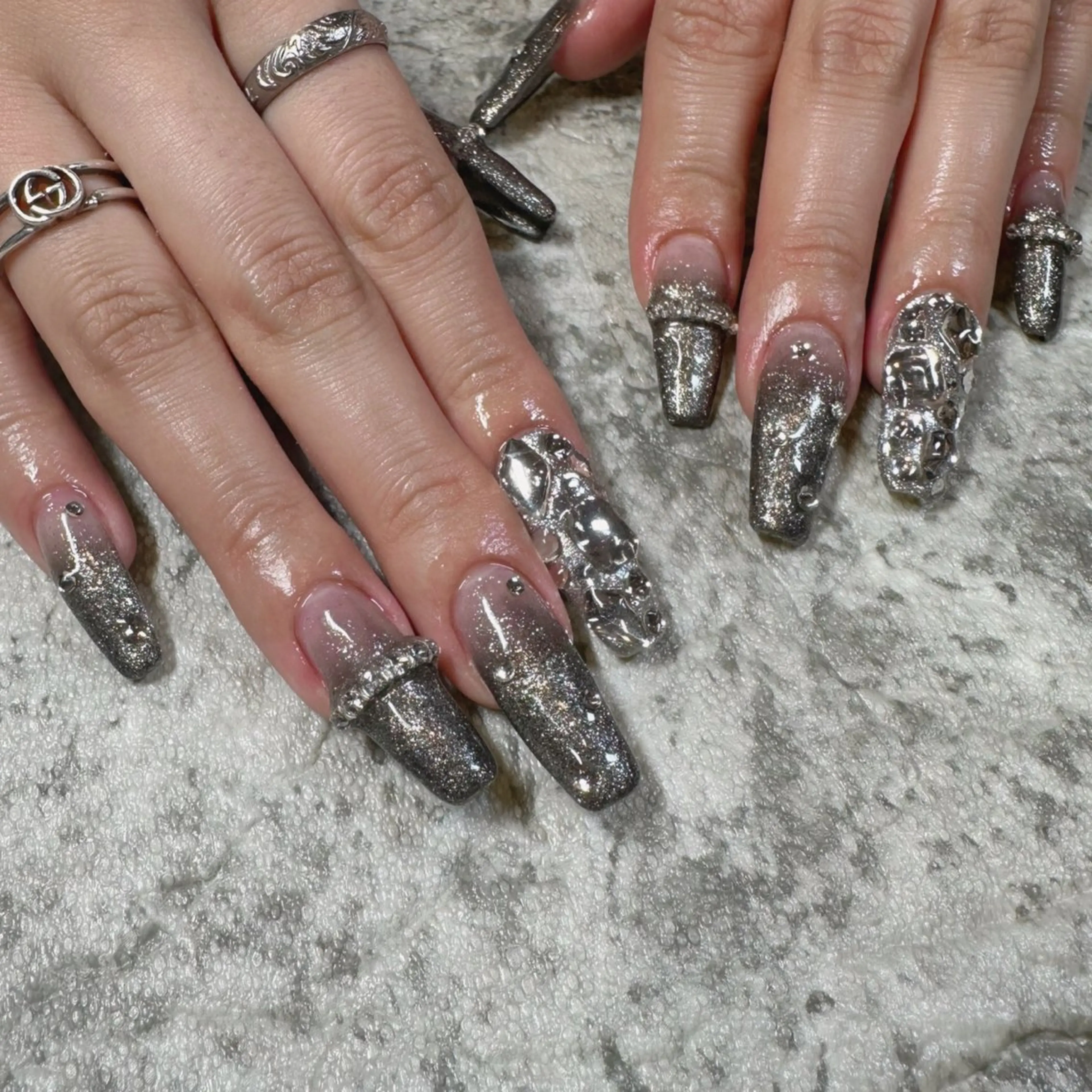 ネイル あなたの日常へ➕α♪ しろくま nailのネイルデザイン