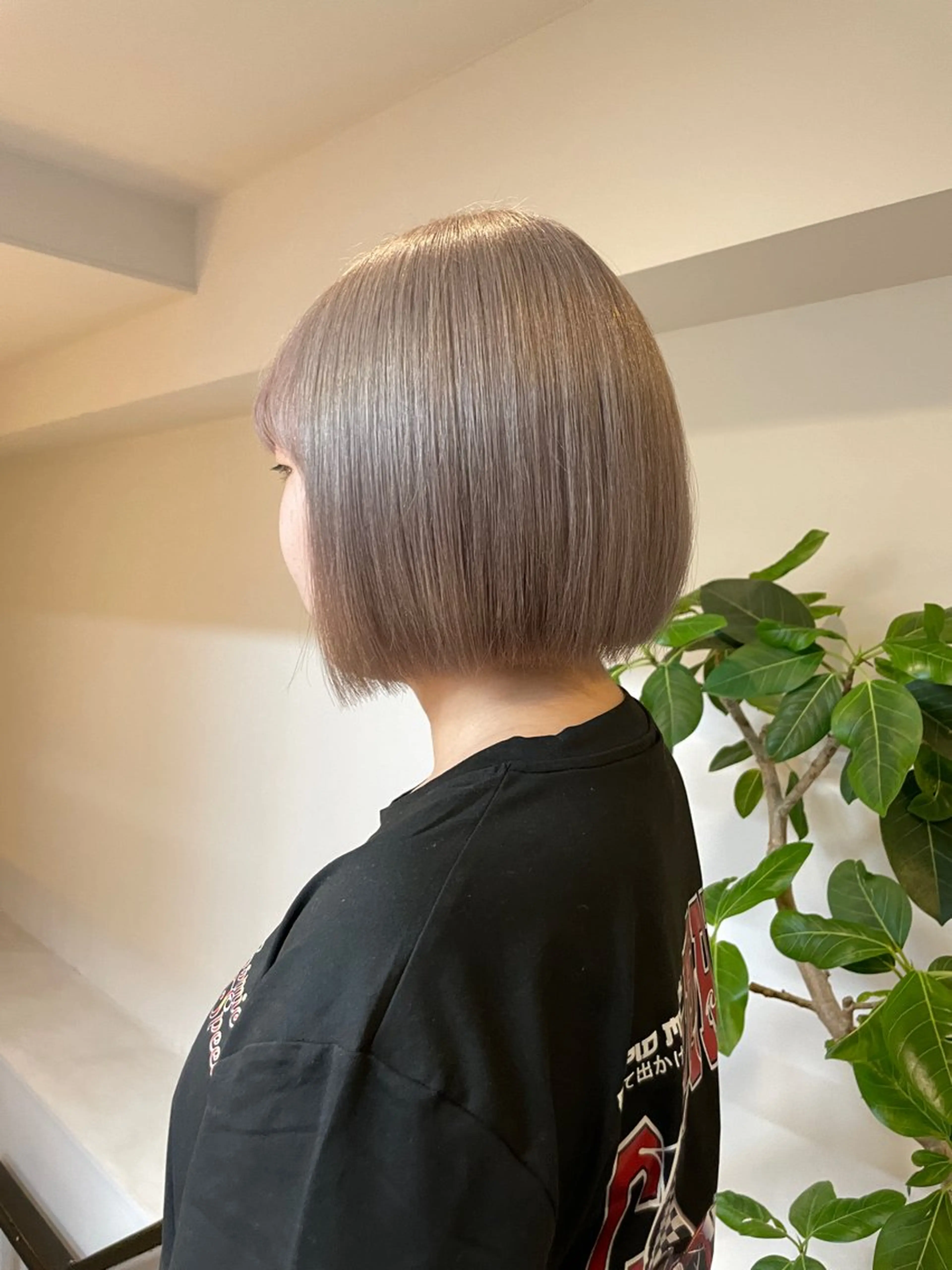 ショート カラー ベージュカラー ホワイトベージュ カットモデル募集 /RIOのヘアスタイル