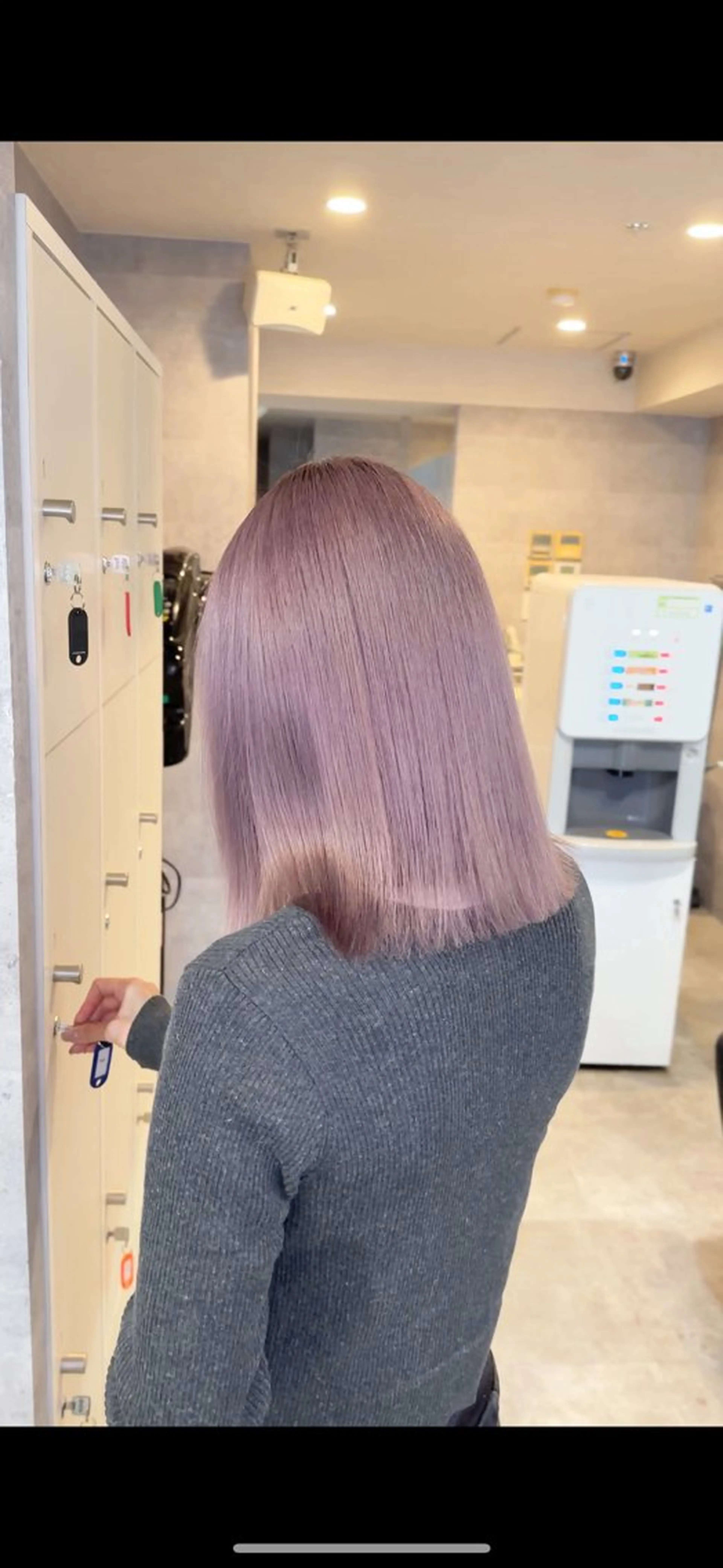 セミロング カラー moeka🎀 似合わせカラー🎀のヘアスタイル