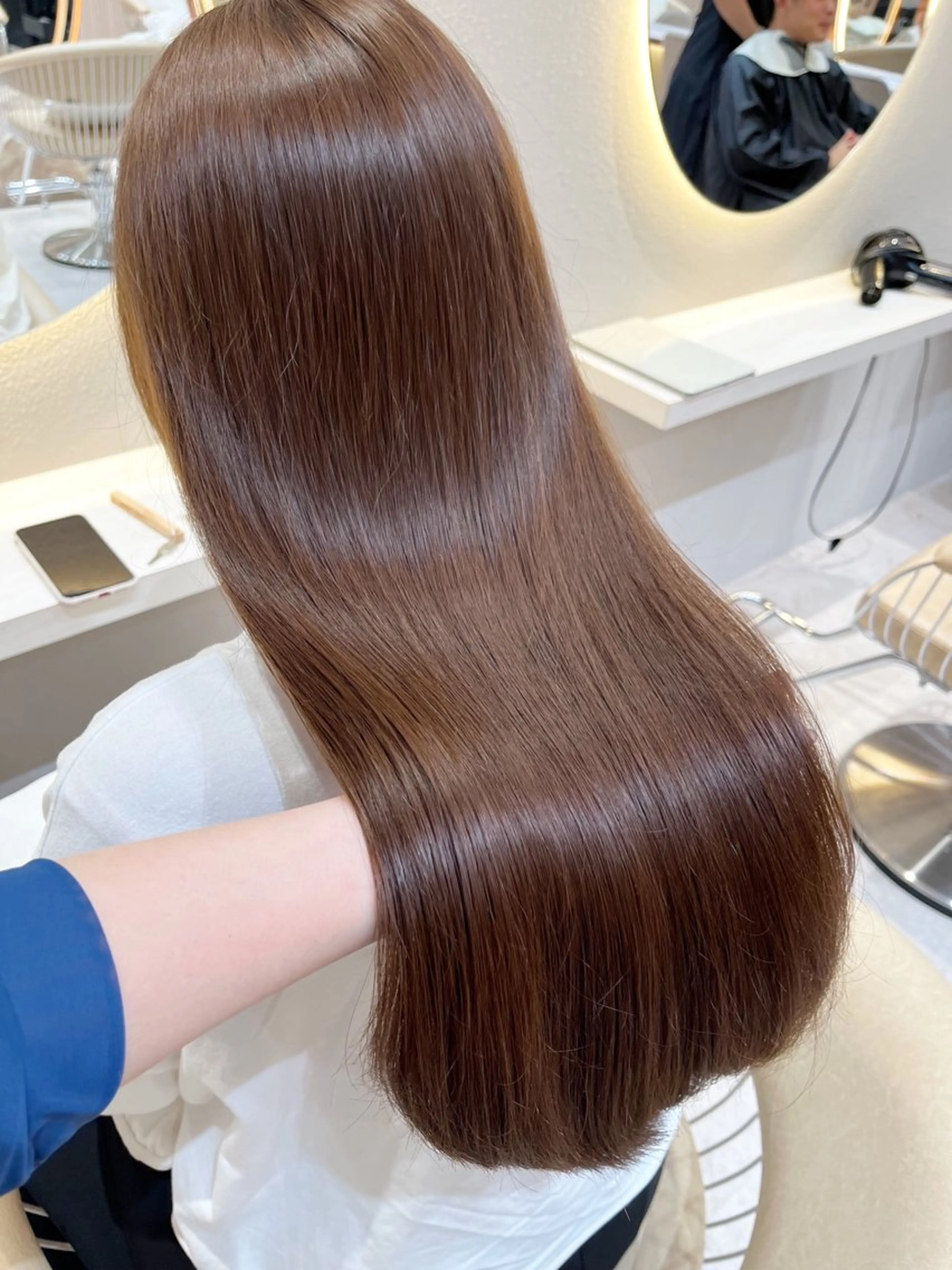 ロング カラー 透明感カラー🤎 中川智帆のヘアスタイル