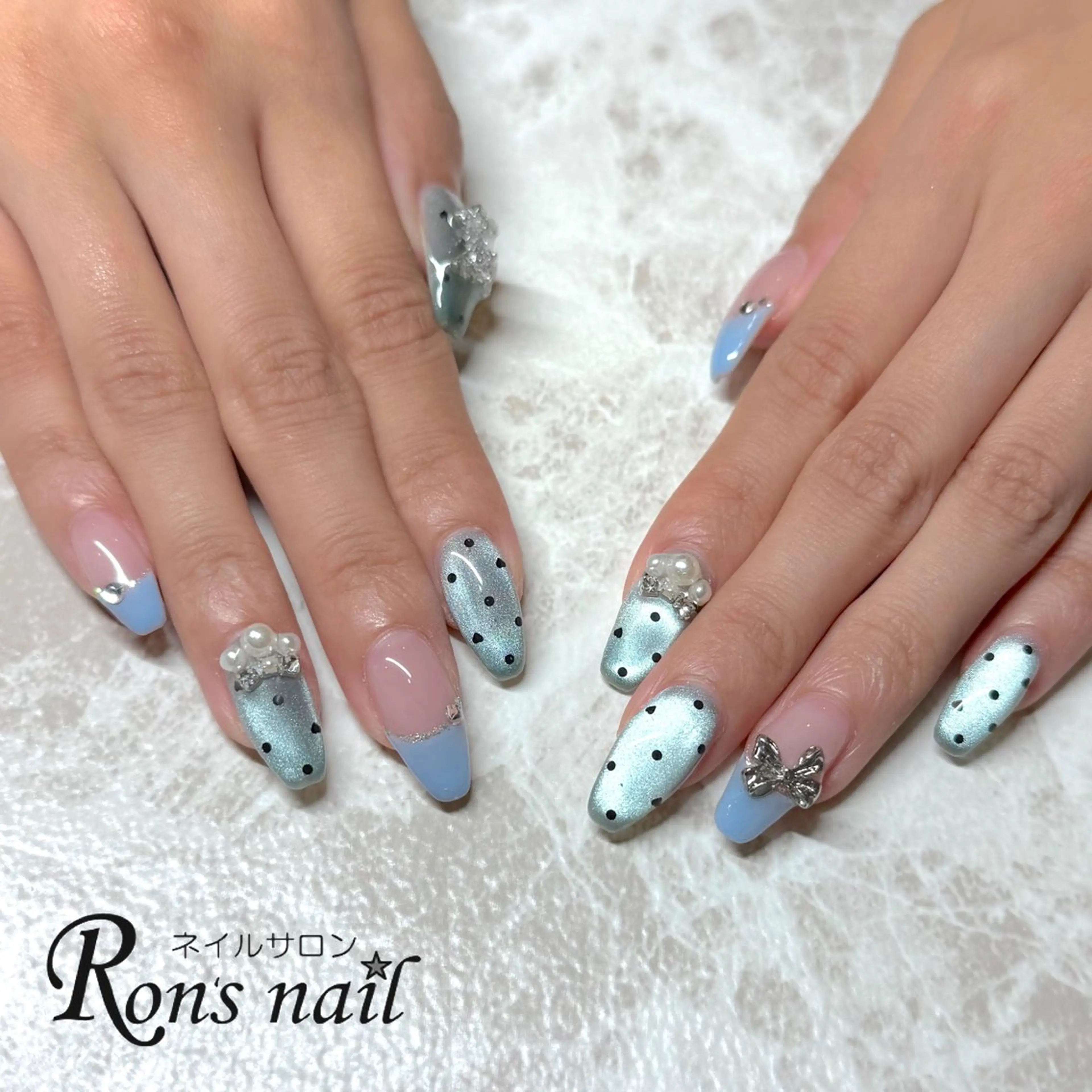 ネイル Ron's nail 笹岡のネイルデザイン