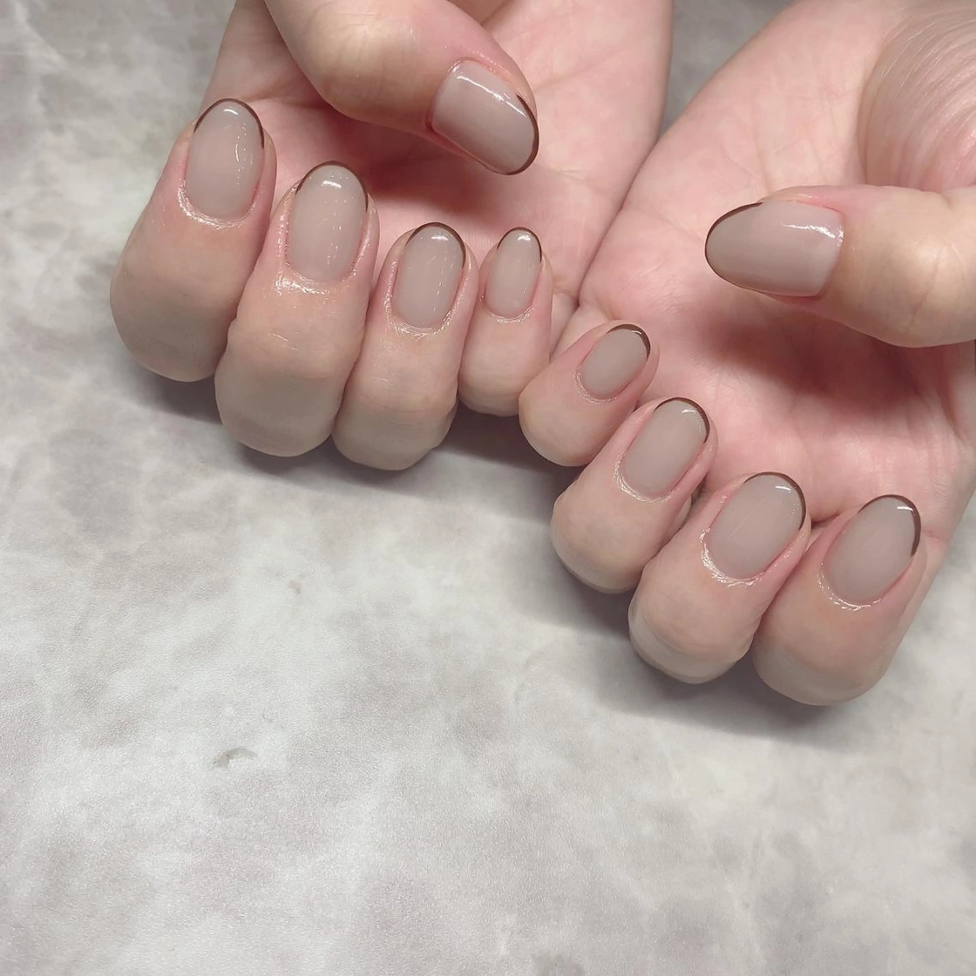 ネイル ネイルリボン 受付スタッフのネイルデザイン