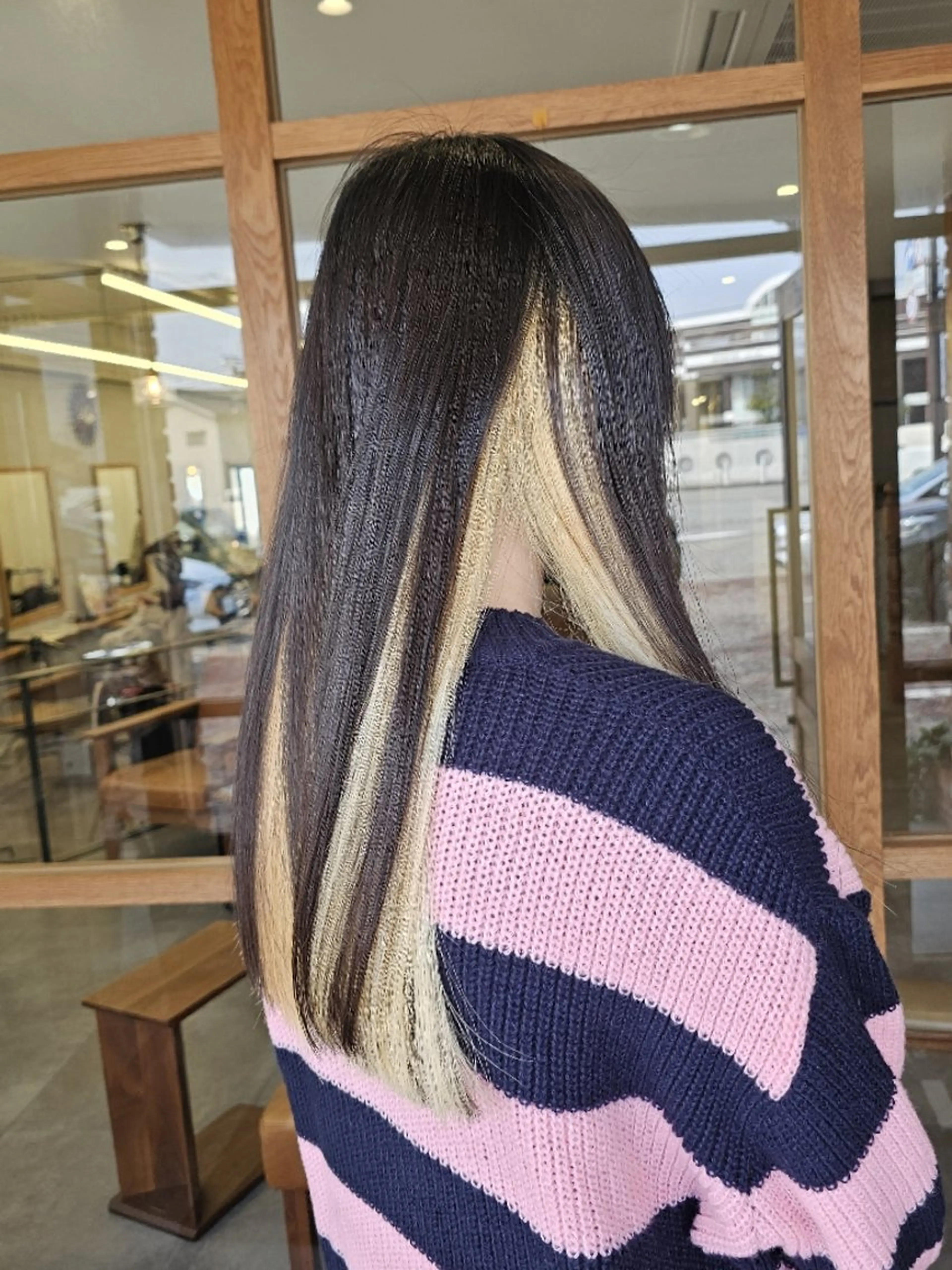 ロング カラー きただ あみのヘアスタイル