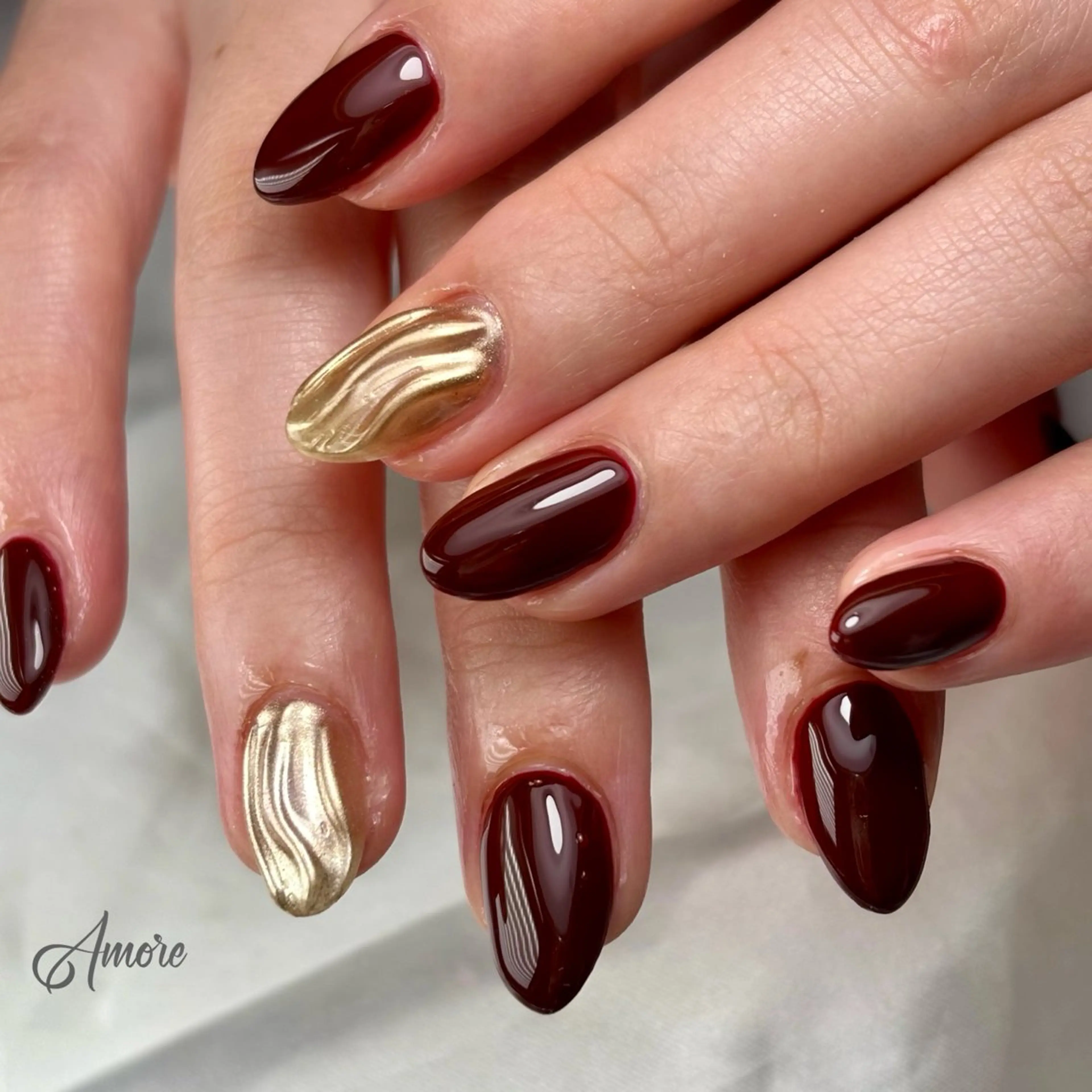 ネイル ジェルネイル キラキラネイル 韓国ネイル マグネットネイル パラジェル You kyehwaのネイルデザイン