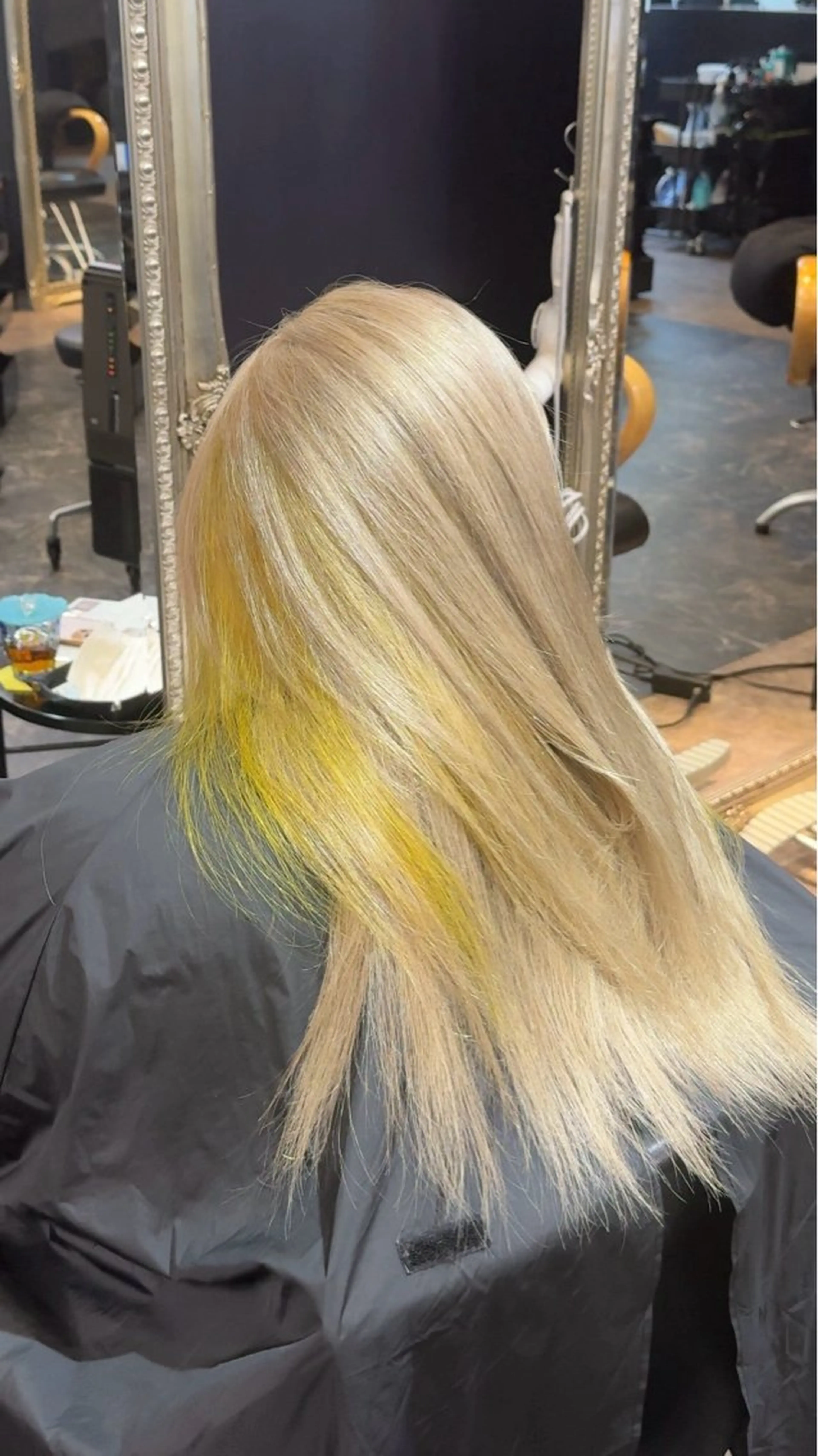 ロング カラー ヘアカラー 店長 ハイトーン× 髪質改善/舘野 涼太のヘアスタイル