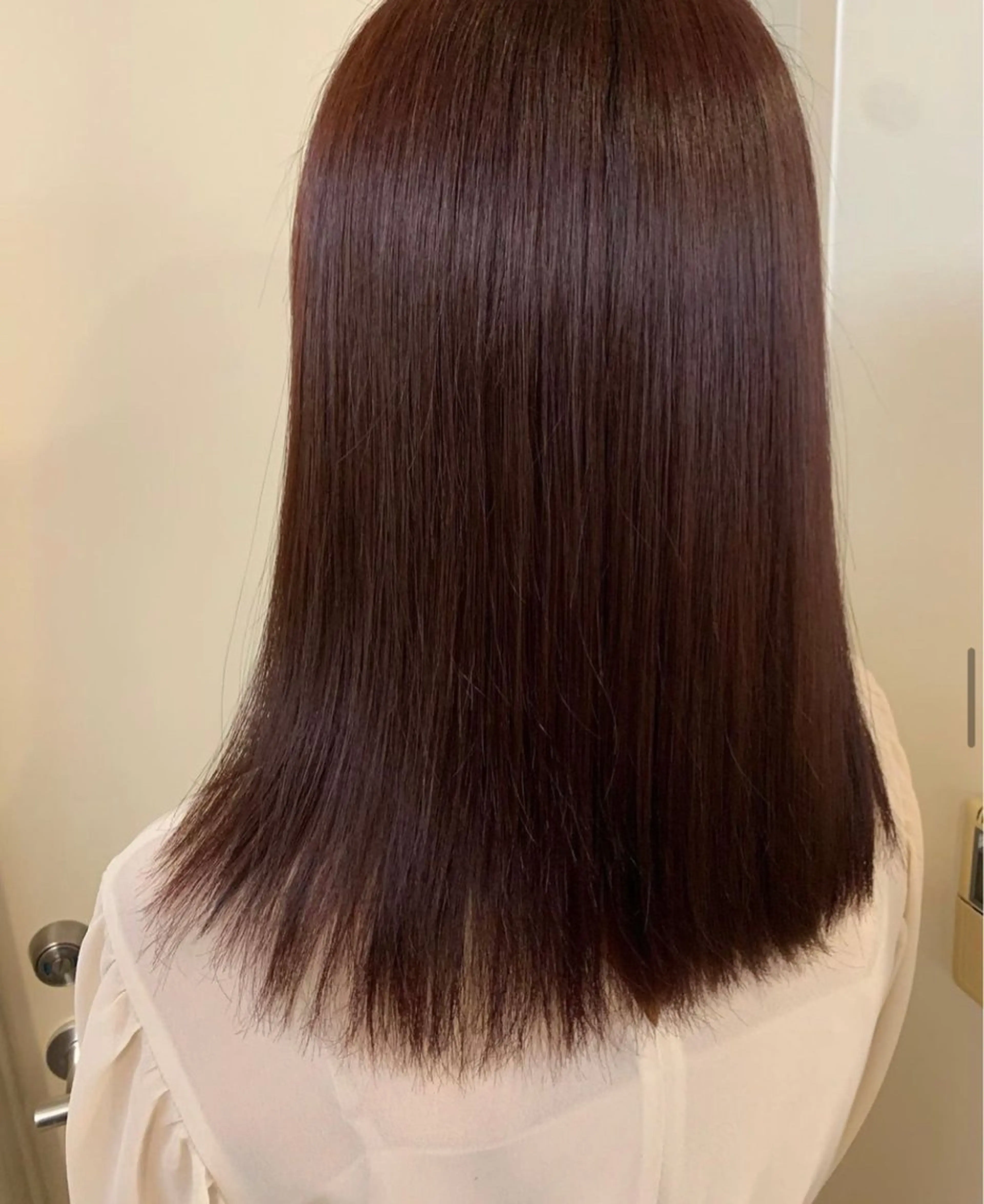 ミディアム カラー ブラウンカラー レッドカラー レッドブラウン ヘアカラー hair design apica所属・apica/ 菊地さら紗のヘアスタイル