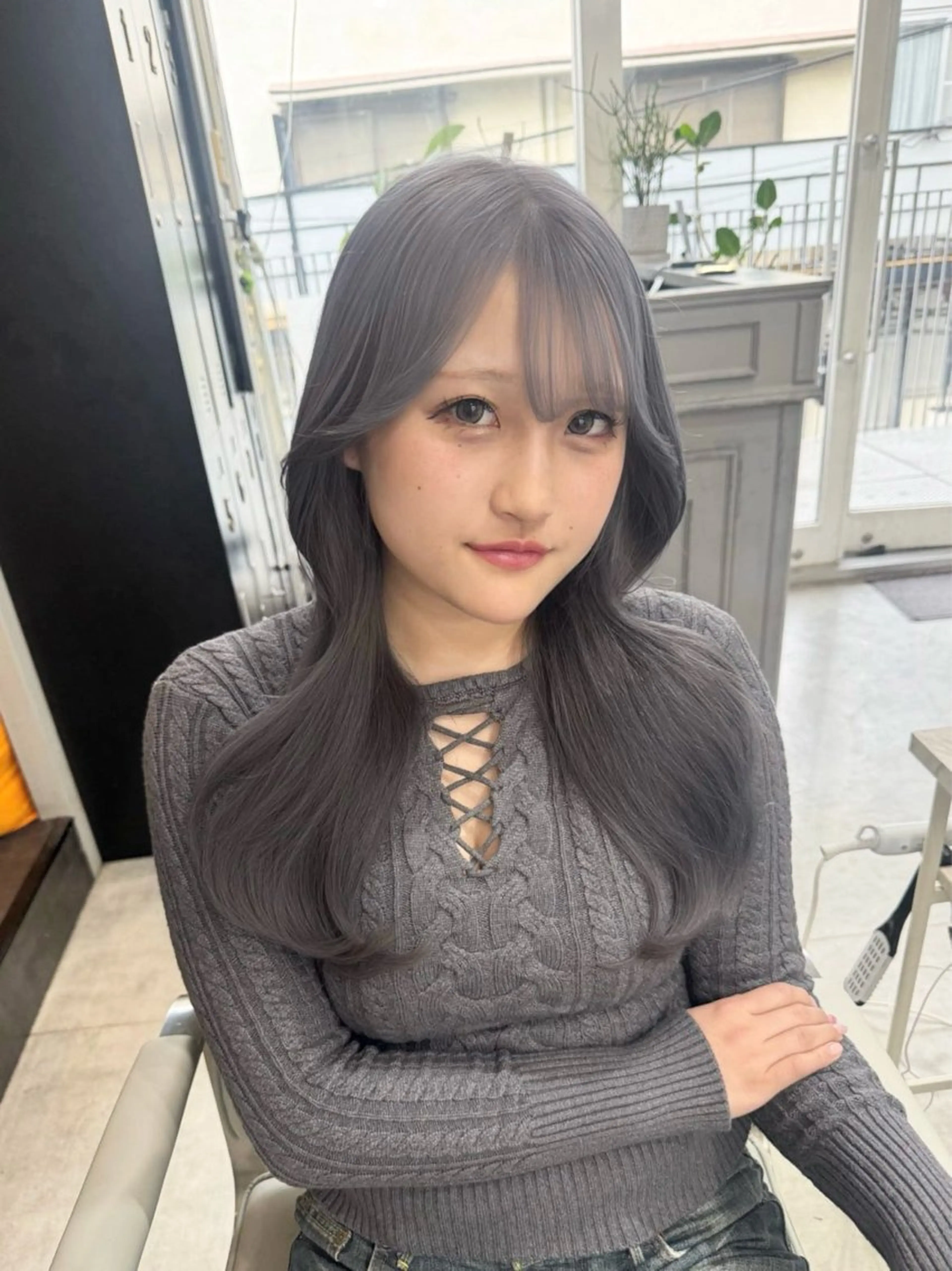 【⛓️2回目以降の方⛓️】カット➕ブリーチ➕カラー➕外部補修トリートメントの写真