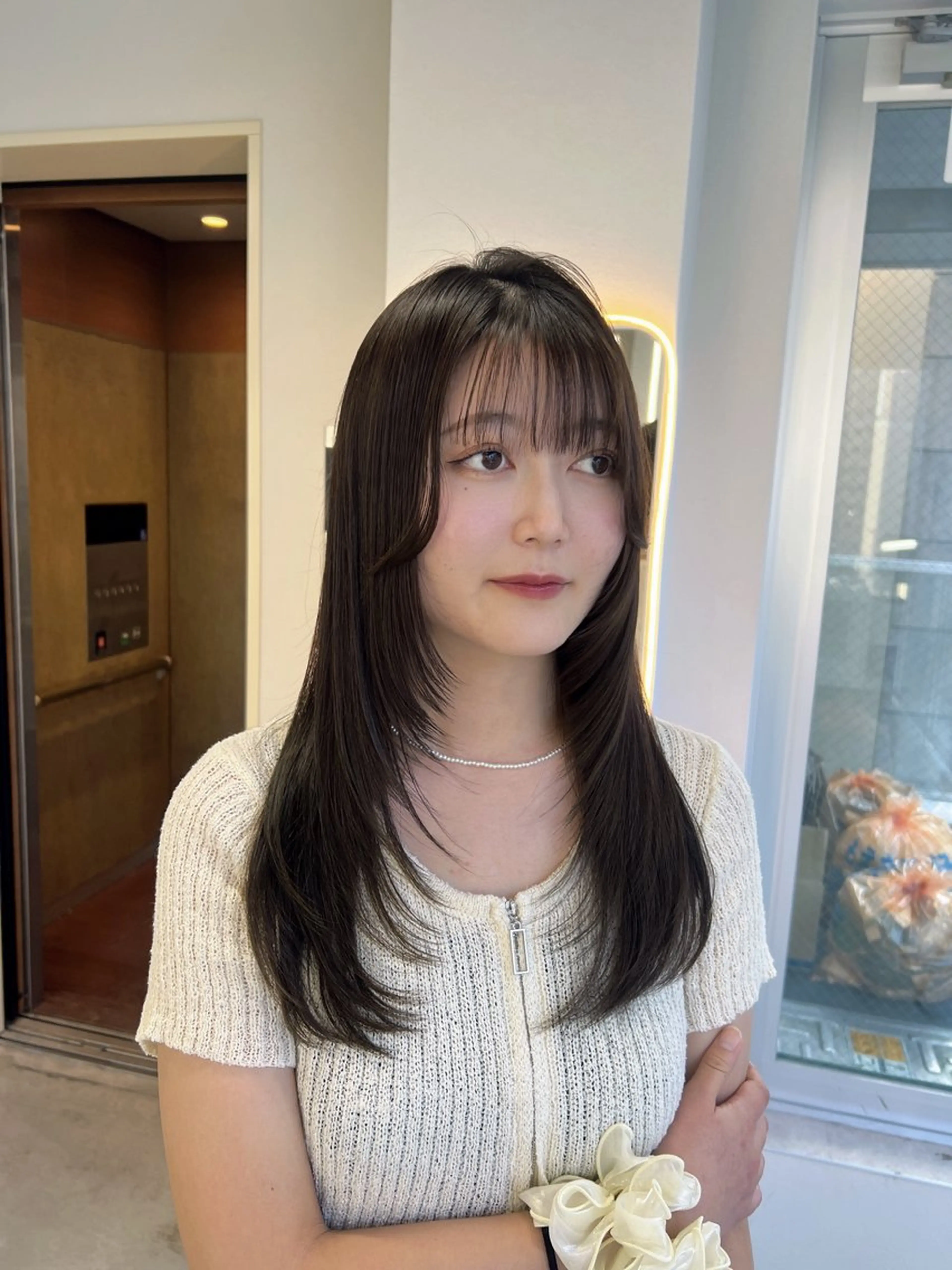 カラー カット ヘアカラー maya レイヤーカットのヘアスタイル