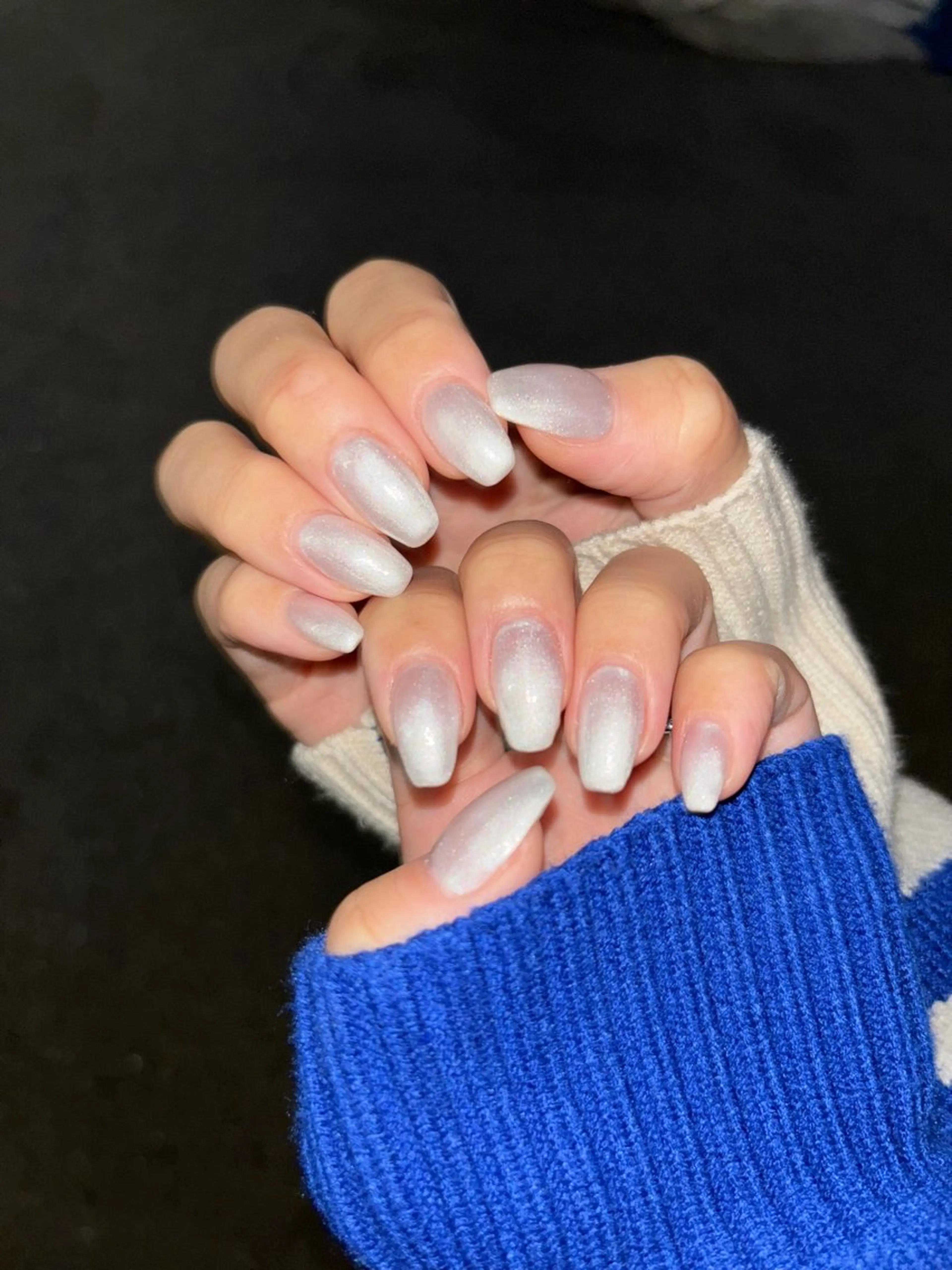 ネイル ホワイト 京橋/ Lance nail Minaのネイルデザイン