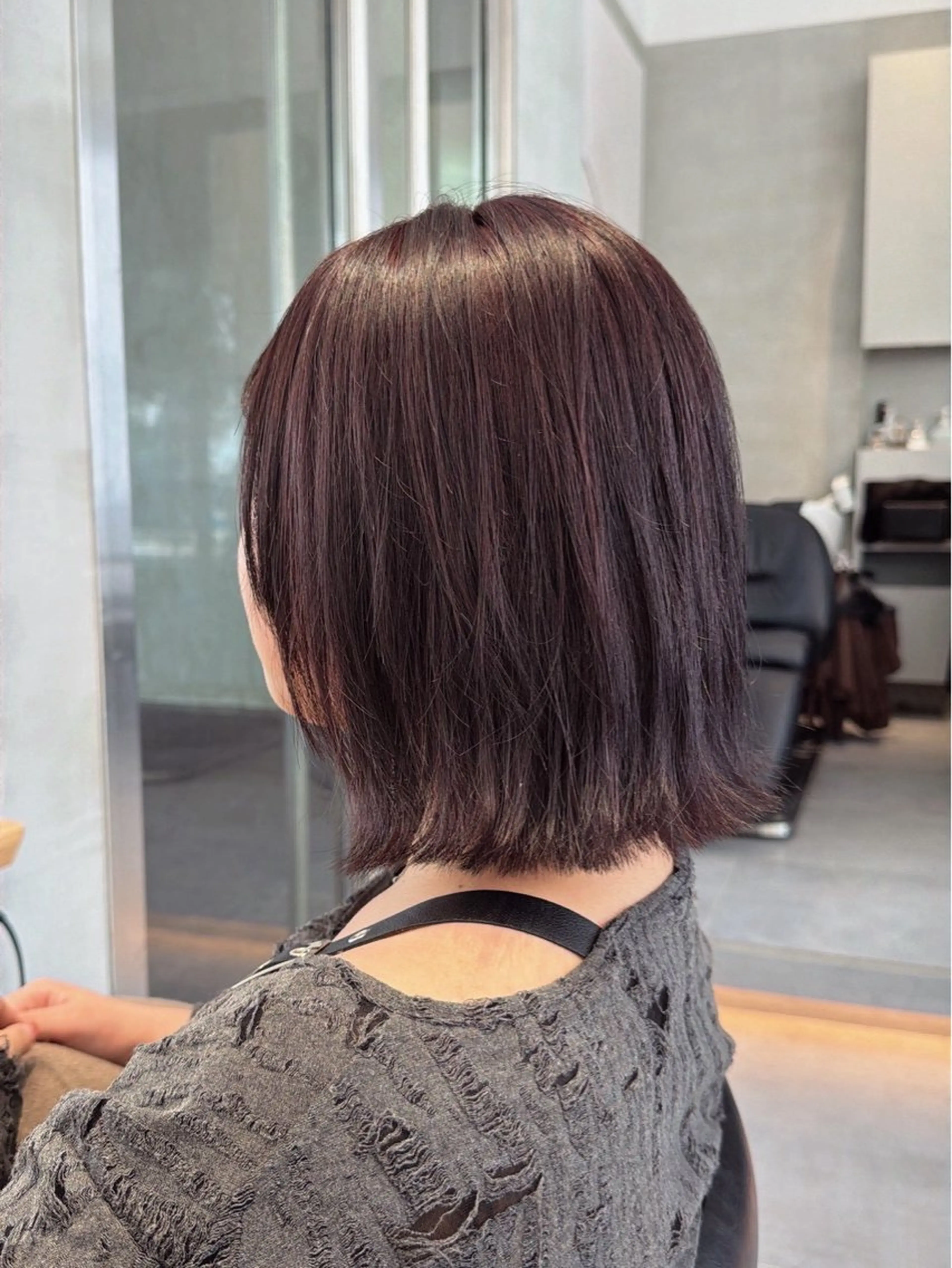 カラー くるみ🎀🐿 艶カラー✨のヘアスタイル