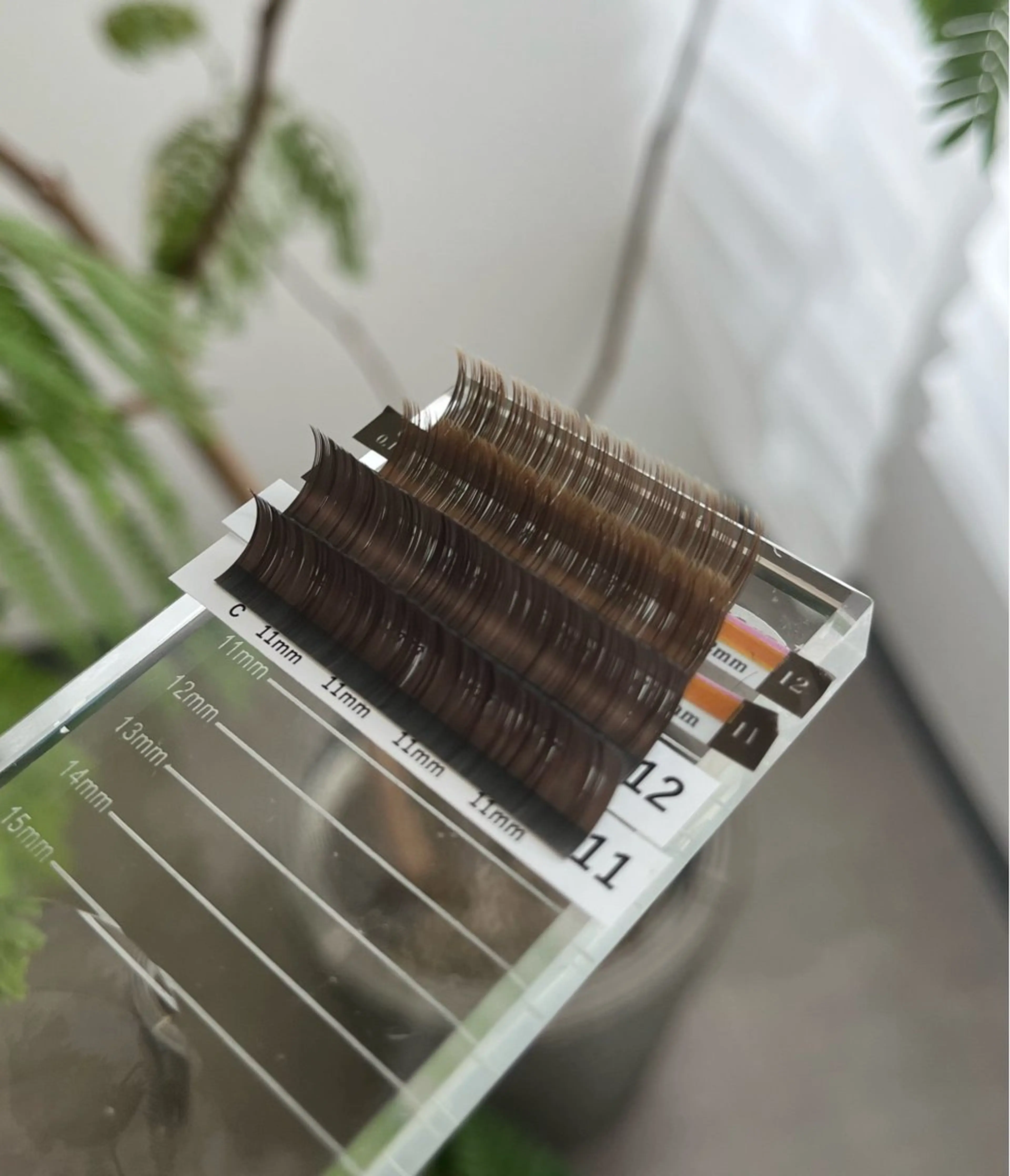 【ほうじ茶カラー🤎】ブラウンフラットラッシュ140本オフ込の写真