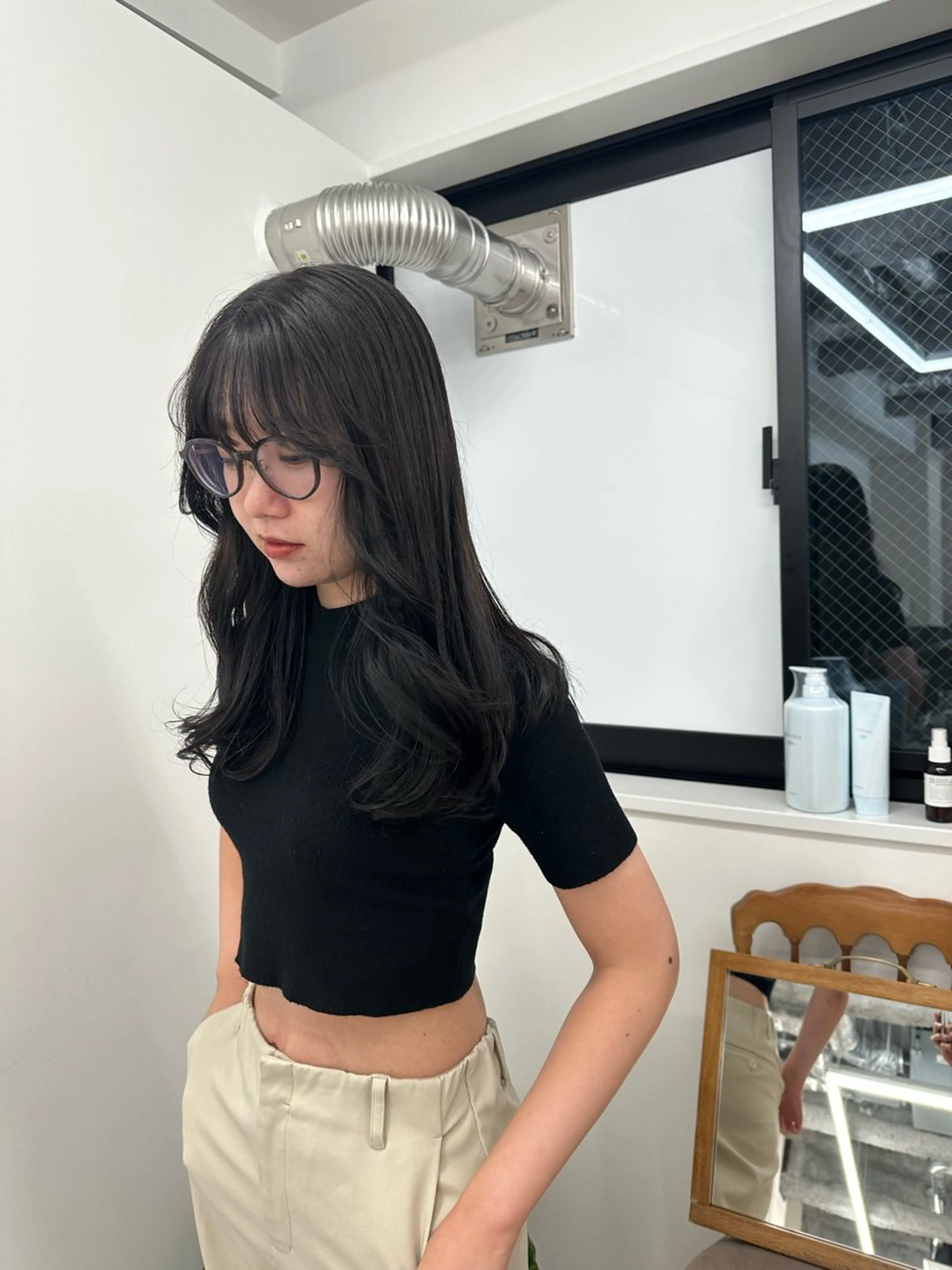 セミロング カラー キッズ オトナヘア🌸 harukaのヘアスタイル