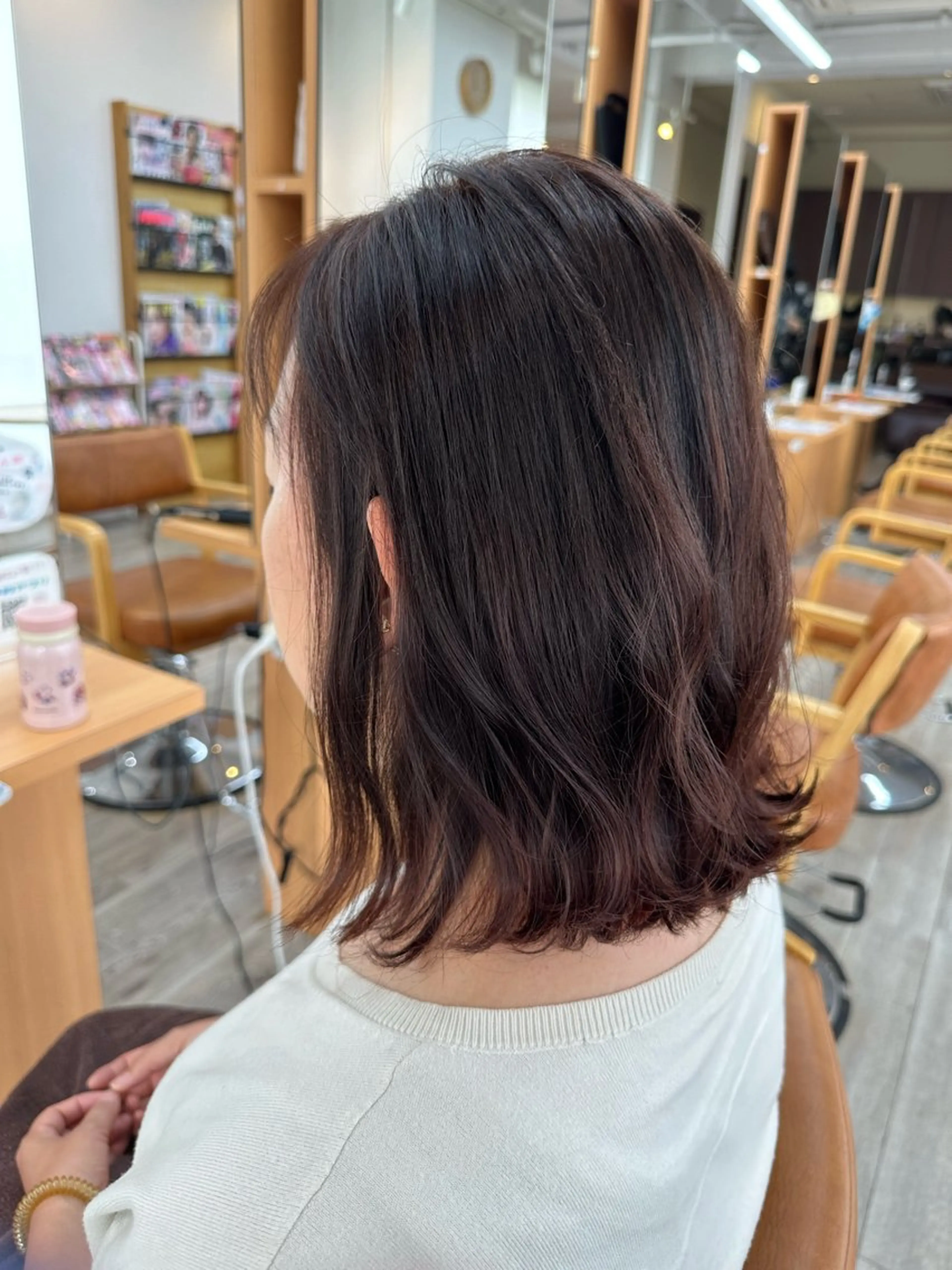 ミディアム 縮毛矯正 Reina ♡のヘアスタイル
