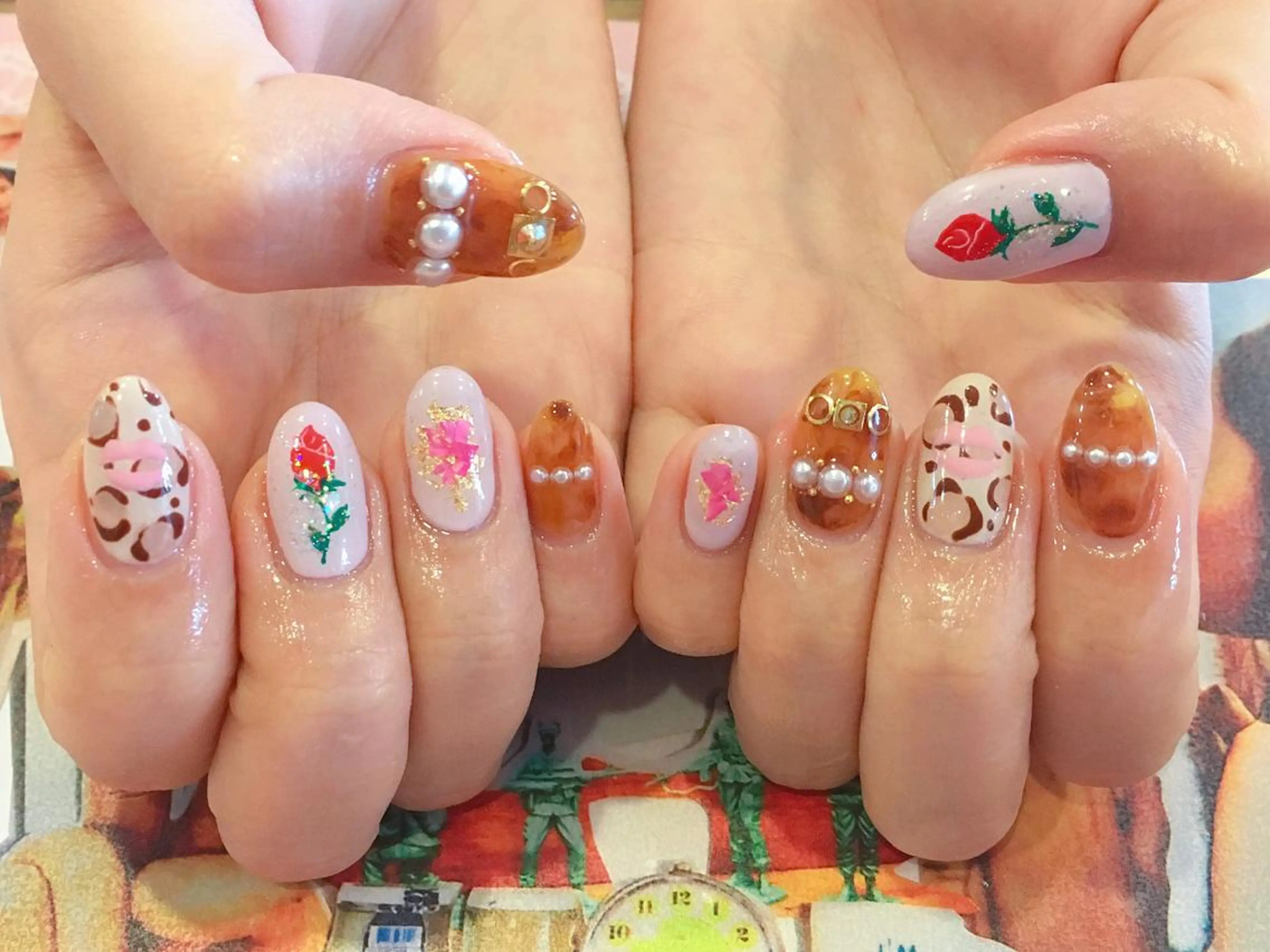 ネイル ハンドネイル にしぐち はるかのネイルデザイン