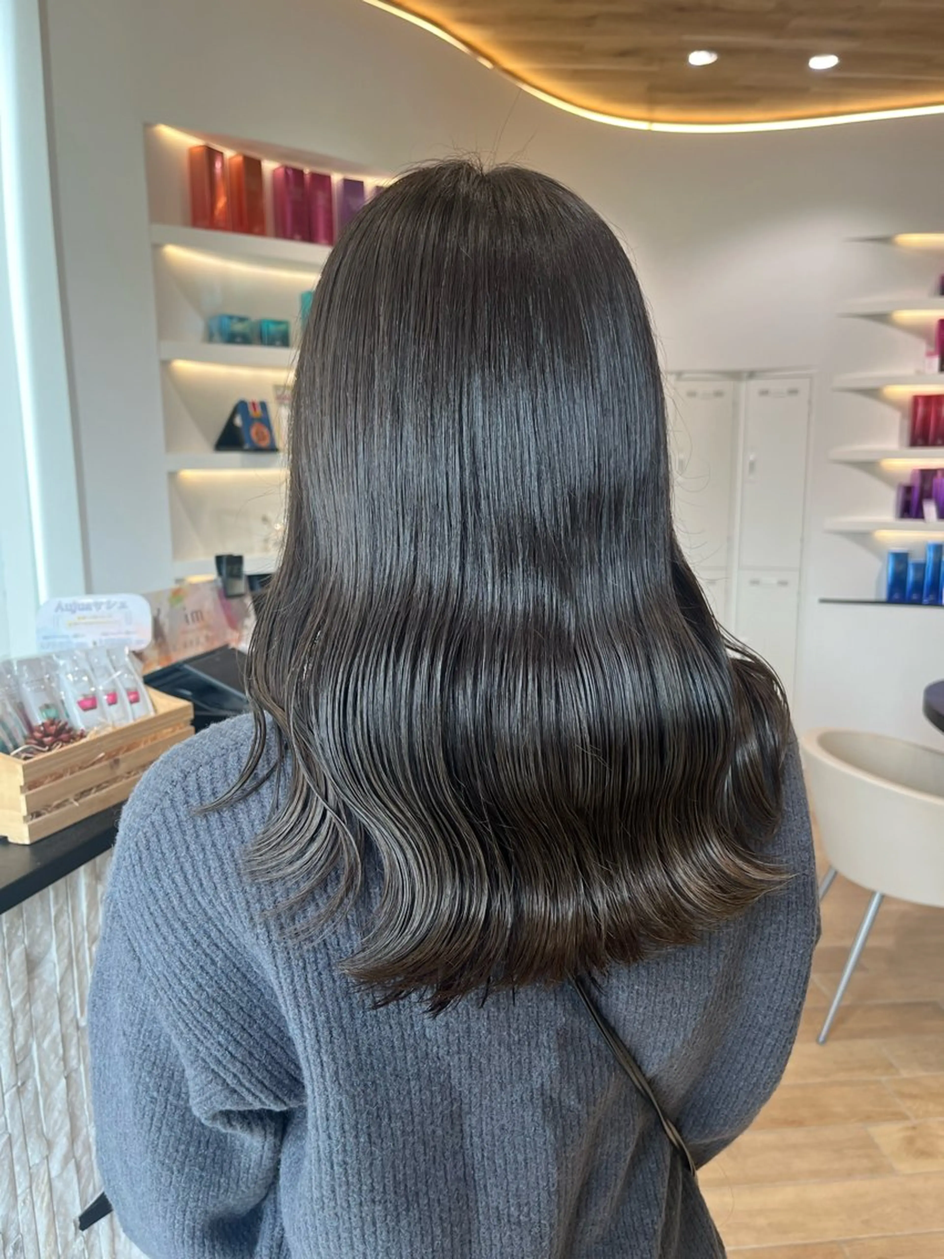 セミロング 透明感カラー🫧/ アレンジ/ayanoのヘアスタイル